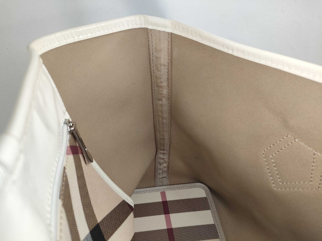 Burberry PVC Nova Check Tote Bag