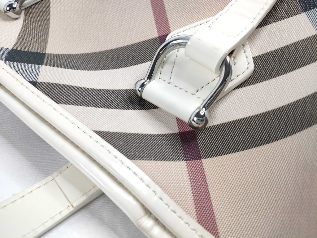 Burberry PVC Nova Check Tote Bag