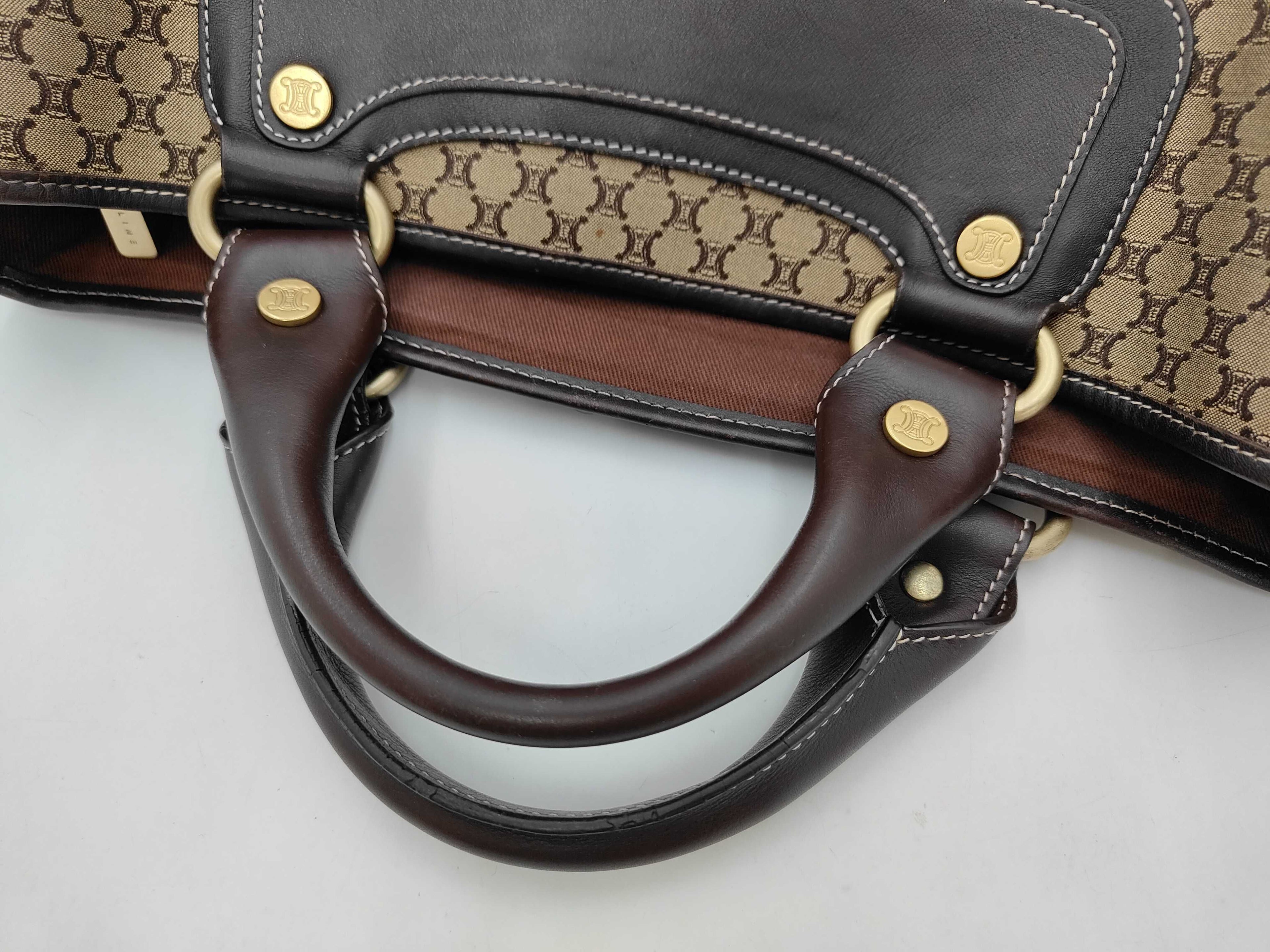 Céline "Boogie" Bag — Macadam Triomphe Jacquard Canvas