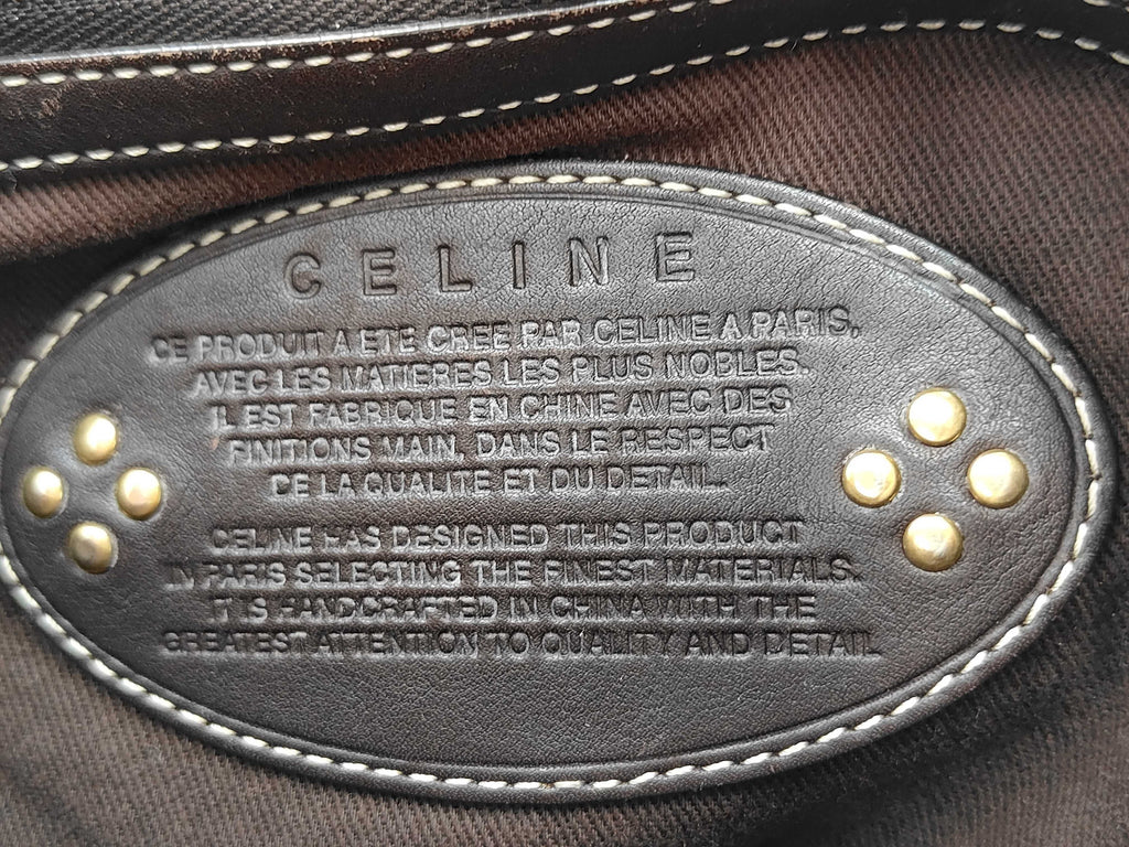 Céline "Boogie" Bag — Macadam Triomphe Jacquard Canvas