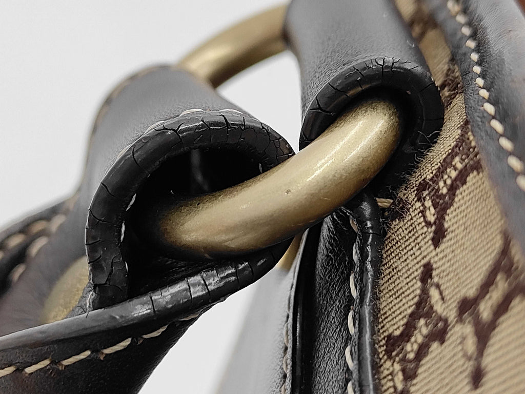 Céline "Boogie" Bag — Macadam Triomphe Jacquard Canvas