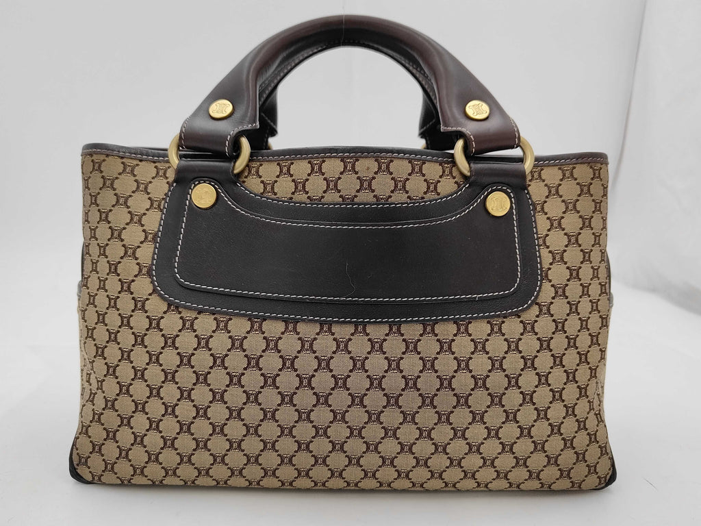 Céline "Boogie" Bag — Macadam Triomphe Jacquard Canvas