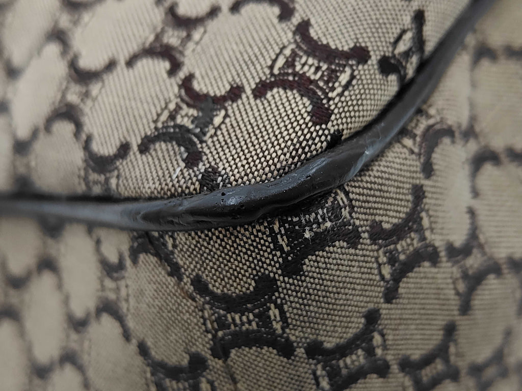 Céline "Boogie" Bag — Macadam Triomphe Jacquard Canvas
