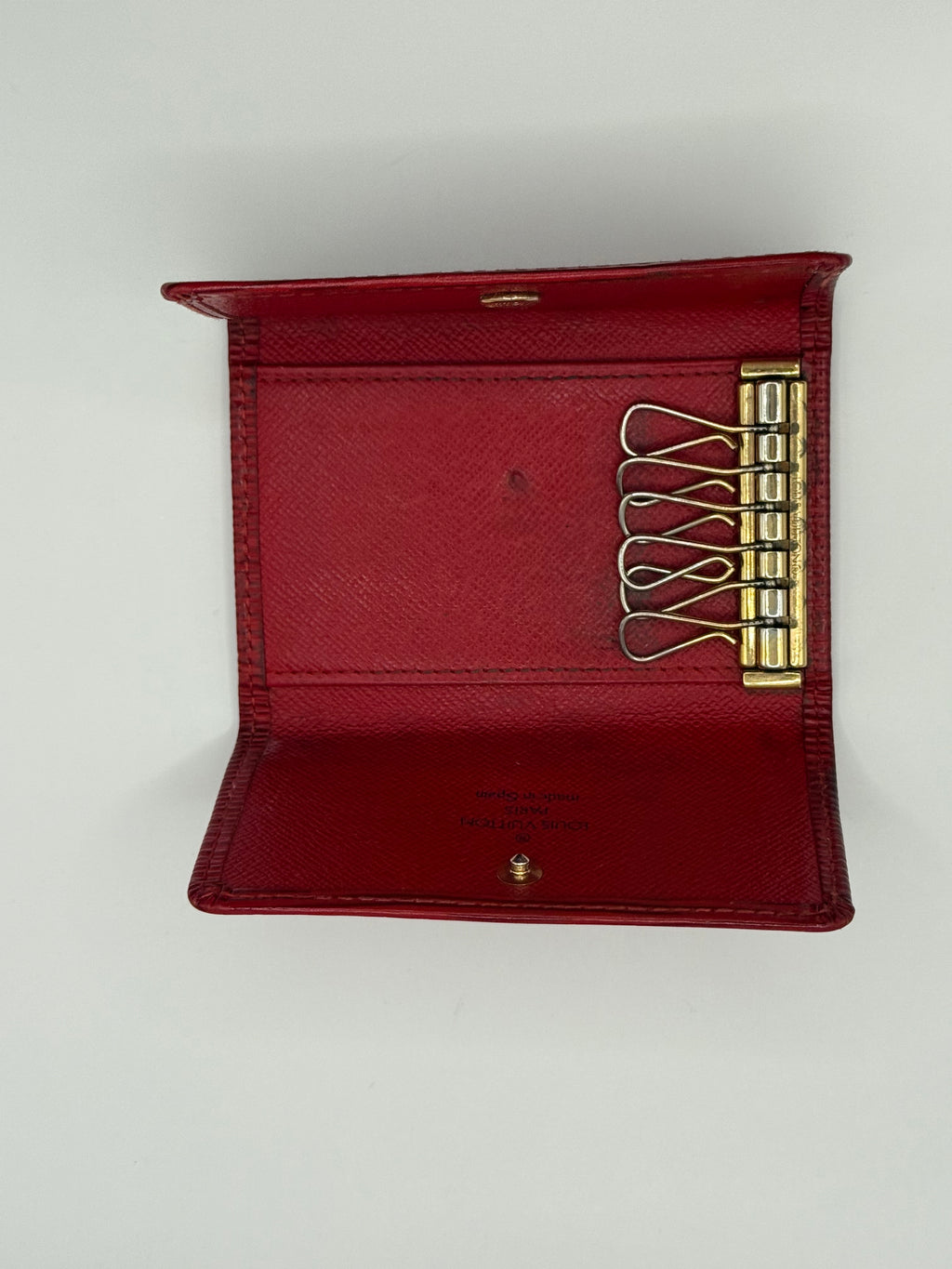 Louis Vuitton 6 Key Holder in Epi Leather — Castillan Red