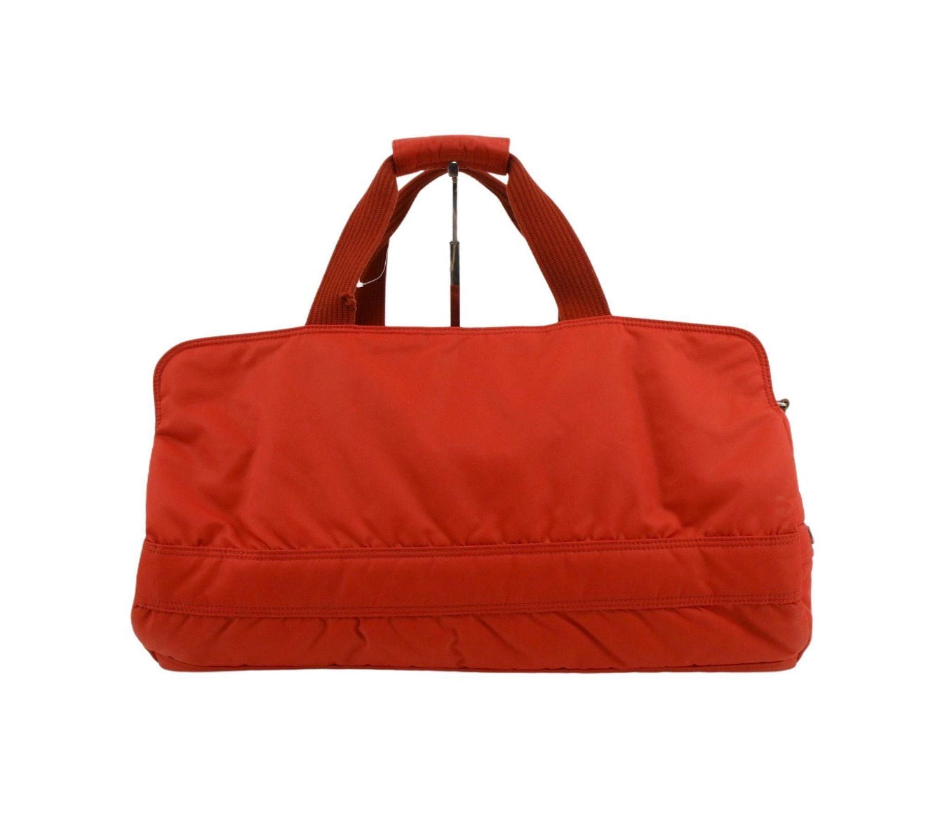 Burberry Blue Label red nylon 2-way Duffle Bag