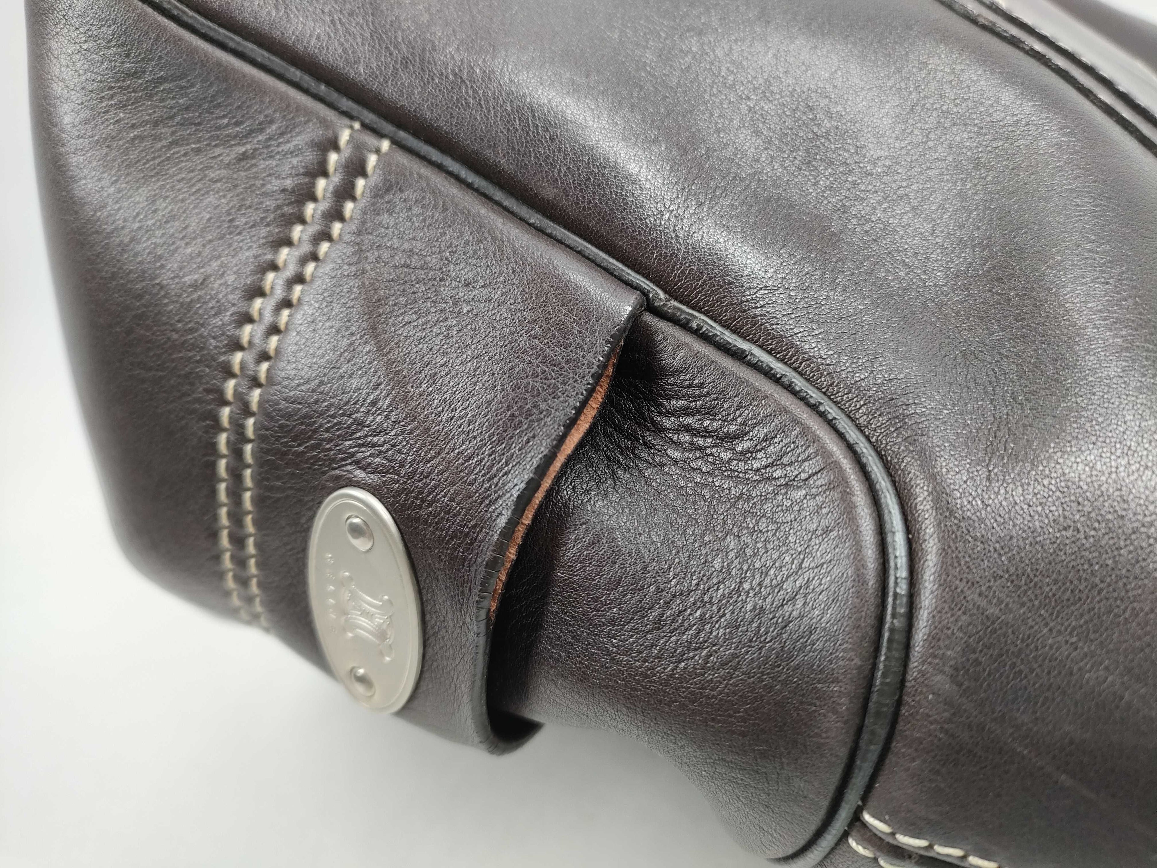 Celine Brown Leather Boogie Bag