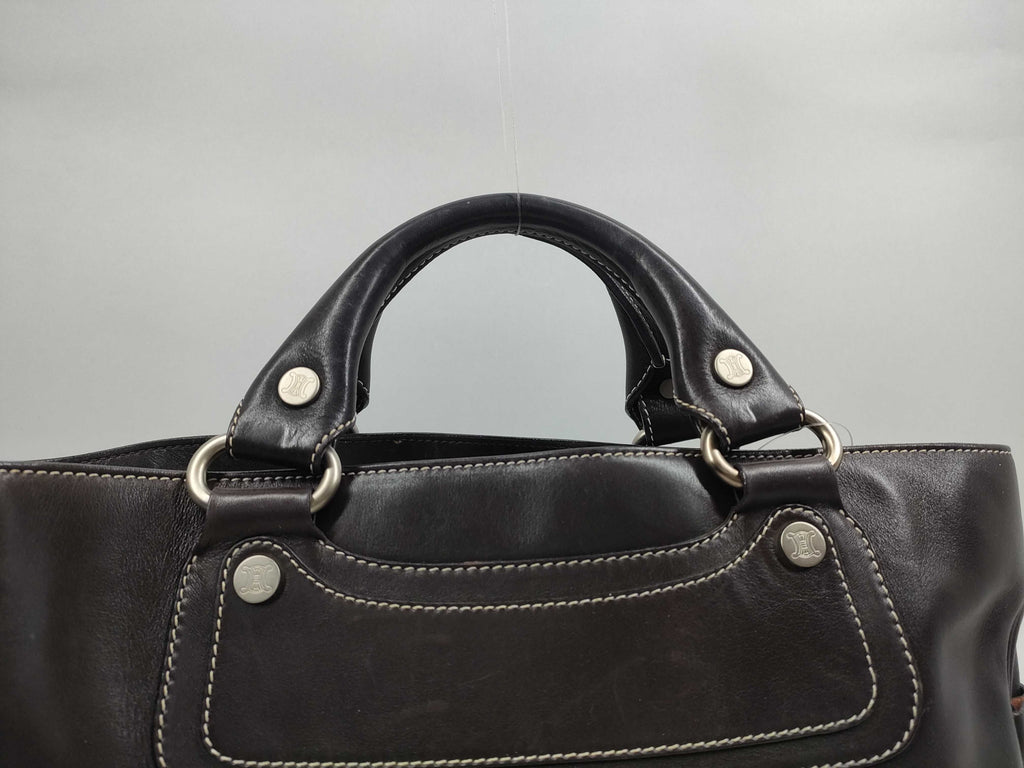 Celine Brown Leather Boogie Bag