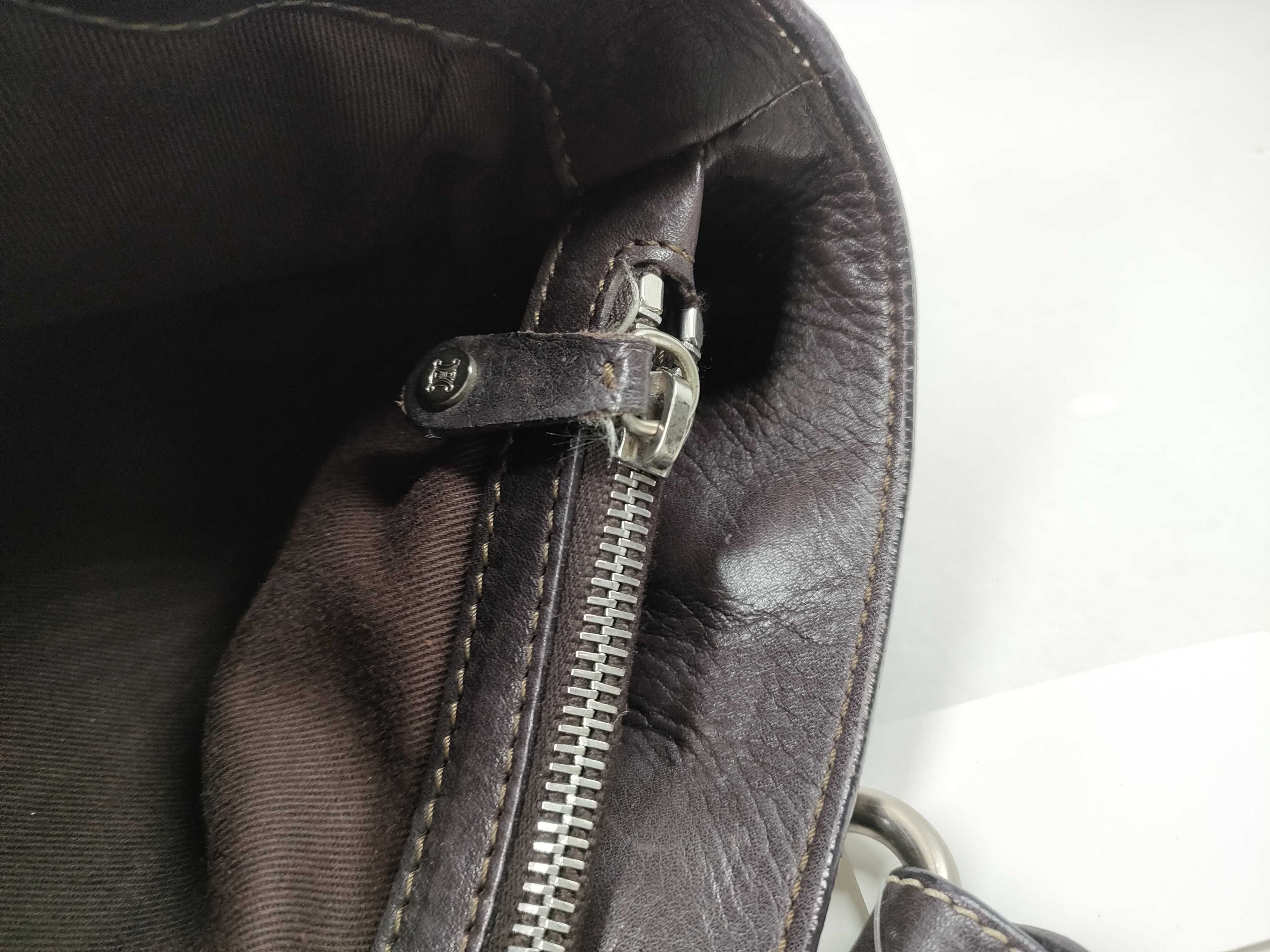 Celine Brown Leather Boogie Bag