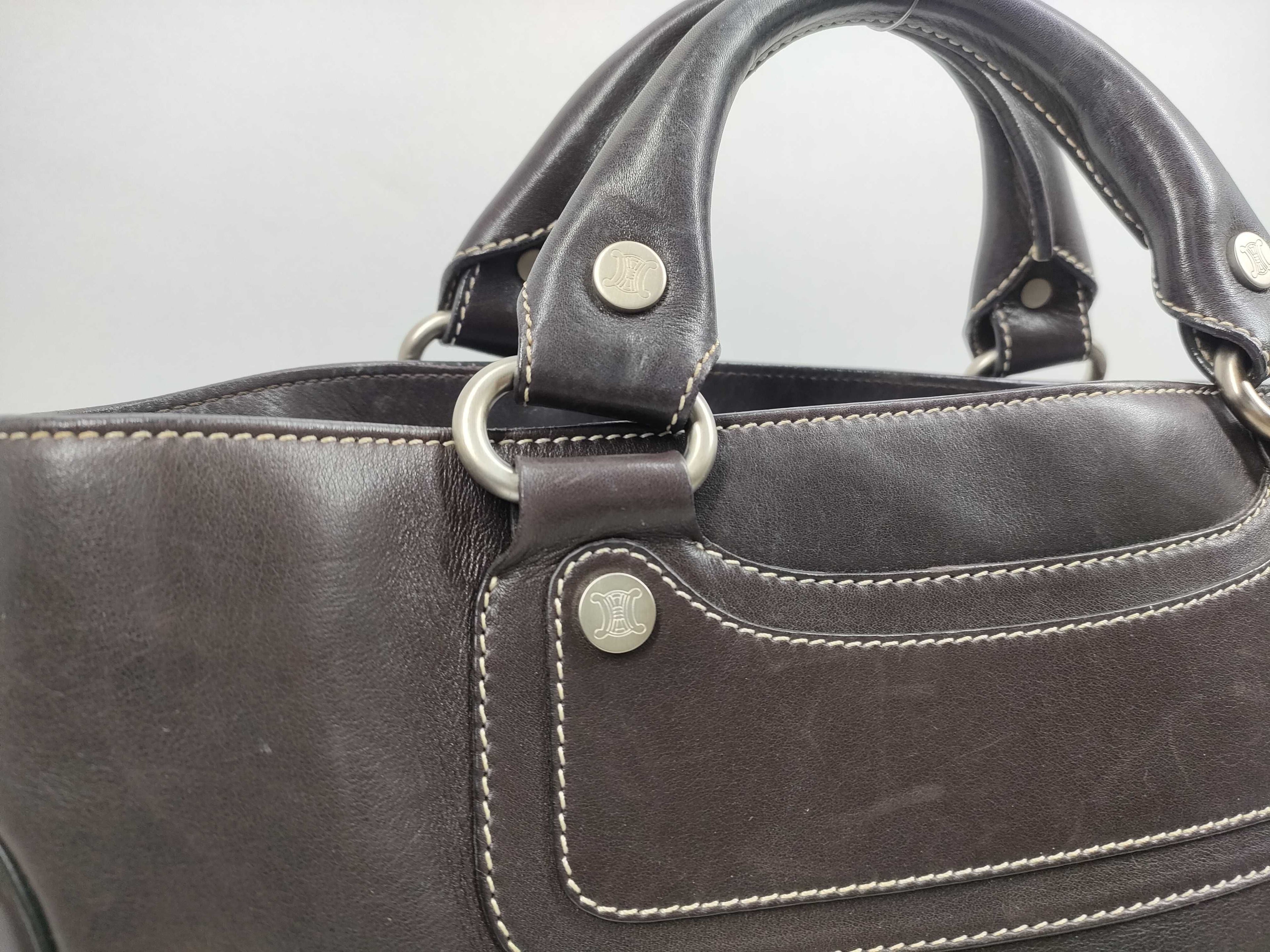 Celine Brown Leather Boogie Bag