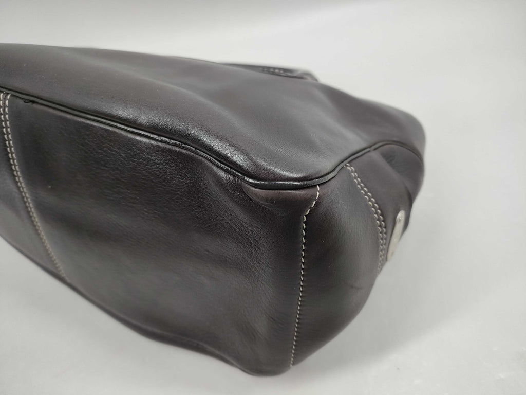 Celine Brown Leather Boogie Bag