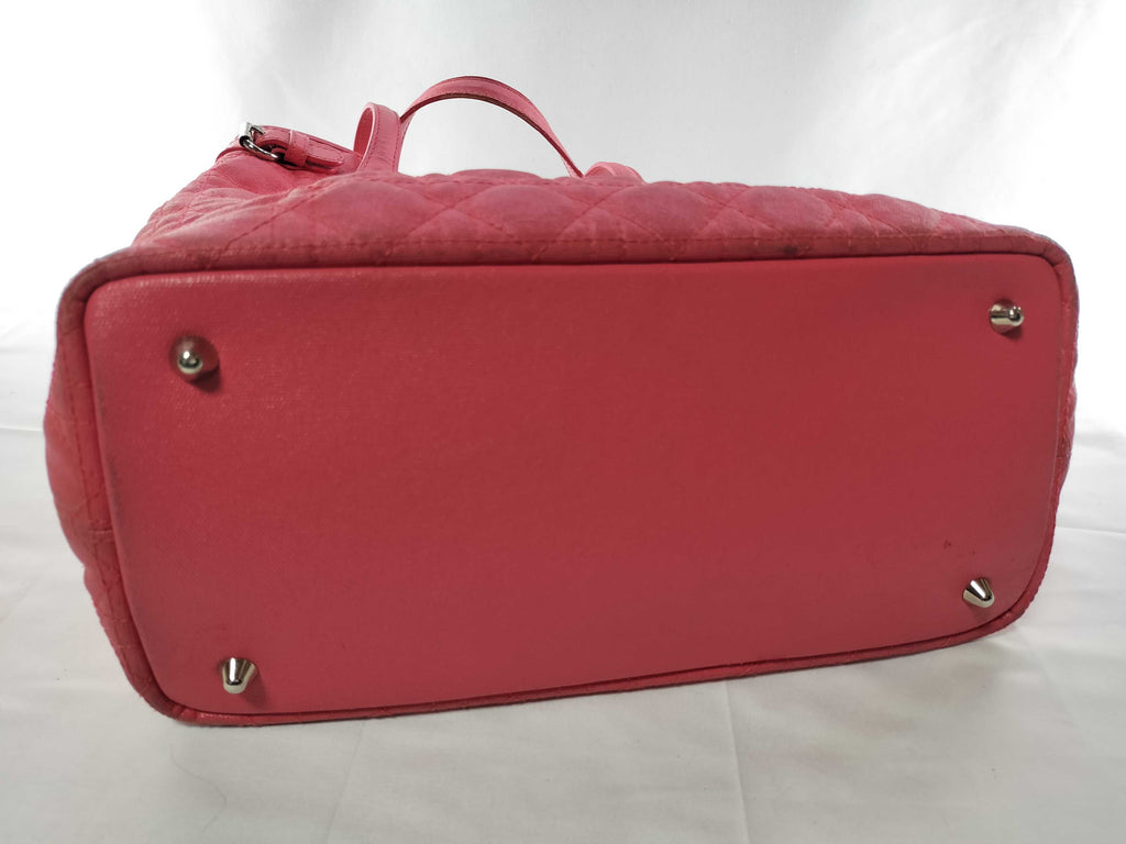 Christian Dior Paris Panarea Cannage Lady Tote Bag