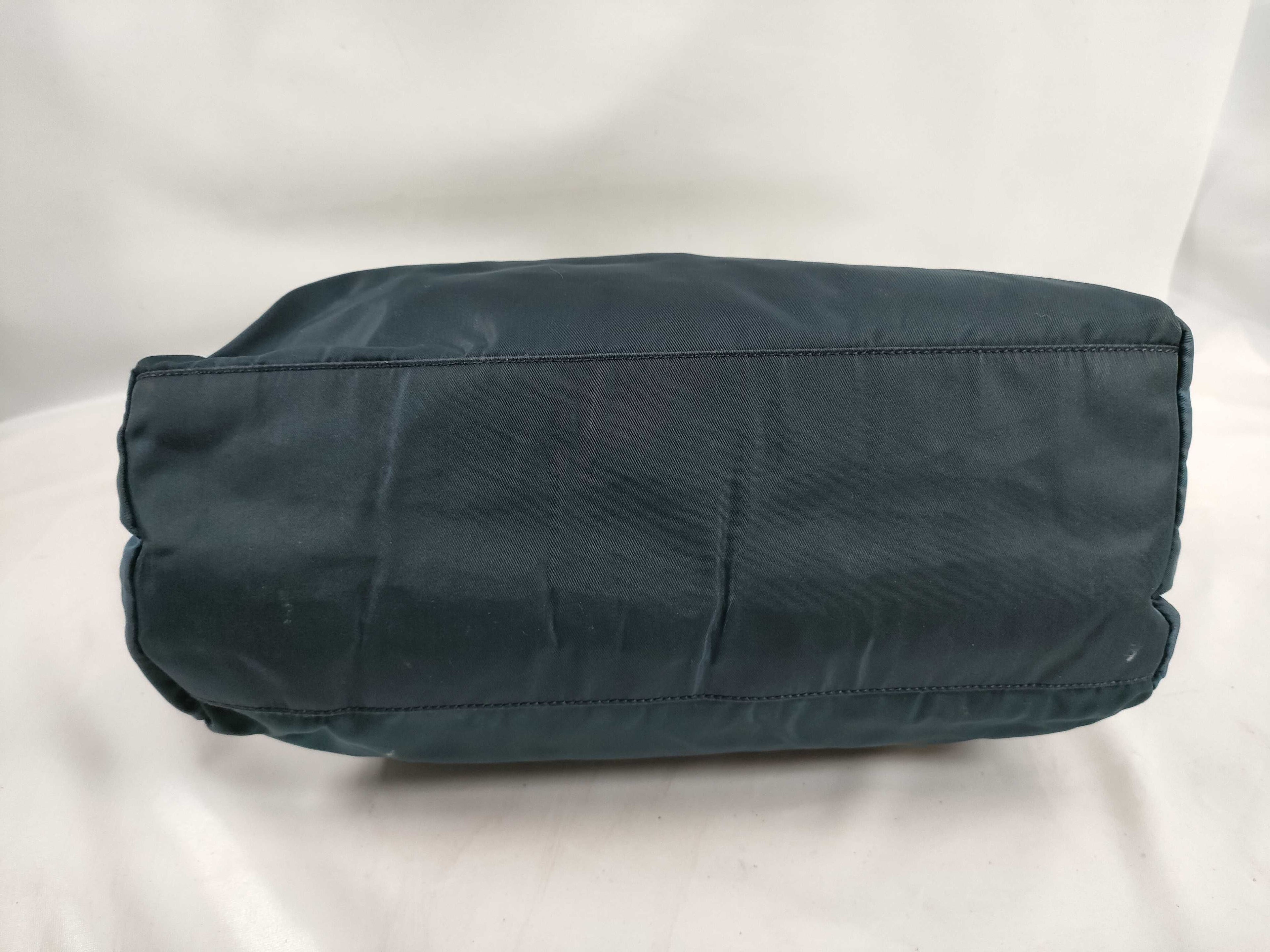 Prada Tessuto City Tote — Oceano Teal Nylon, Vintage