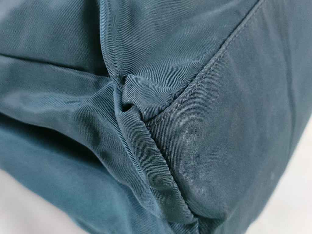 Prada Tessuto City Tote — Oceano Teal Nylon, Vintage