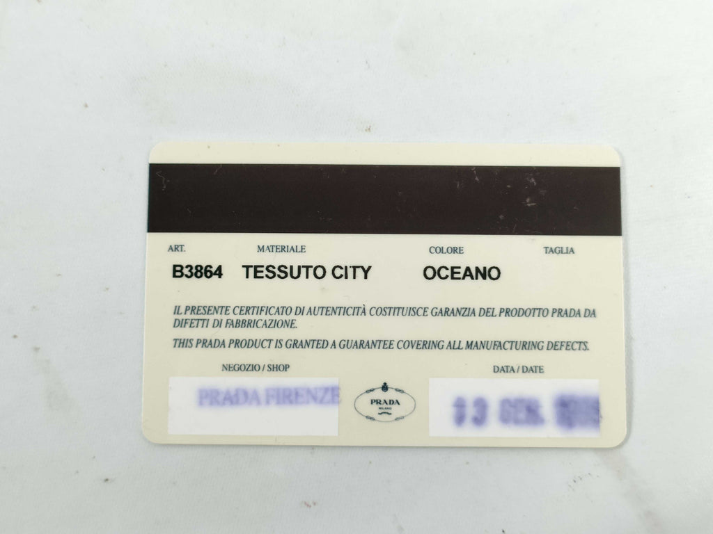 Prada Tessuto City Tote — Oceano Teal Nylon, Vintage