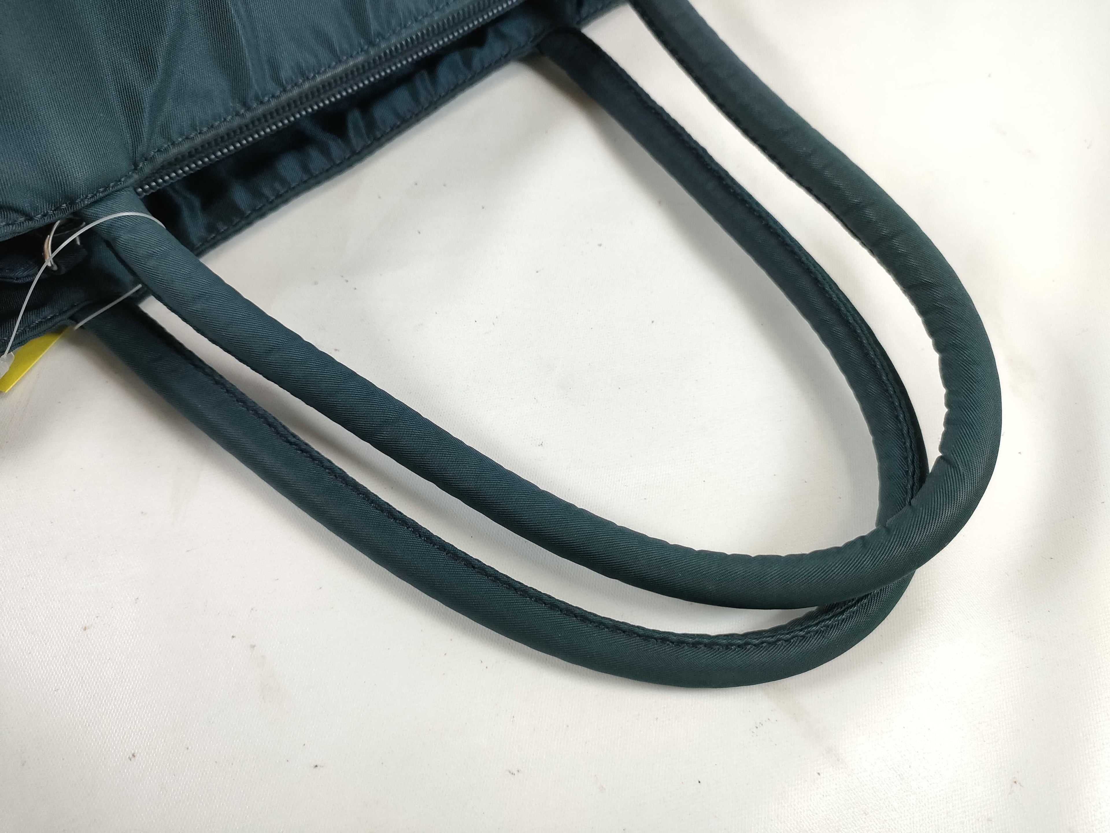 Prada Tessuto City Tote — Oceano Teal Nylon, Vintage