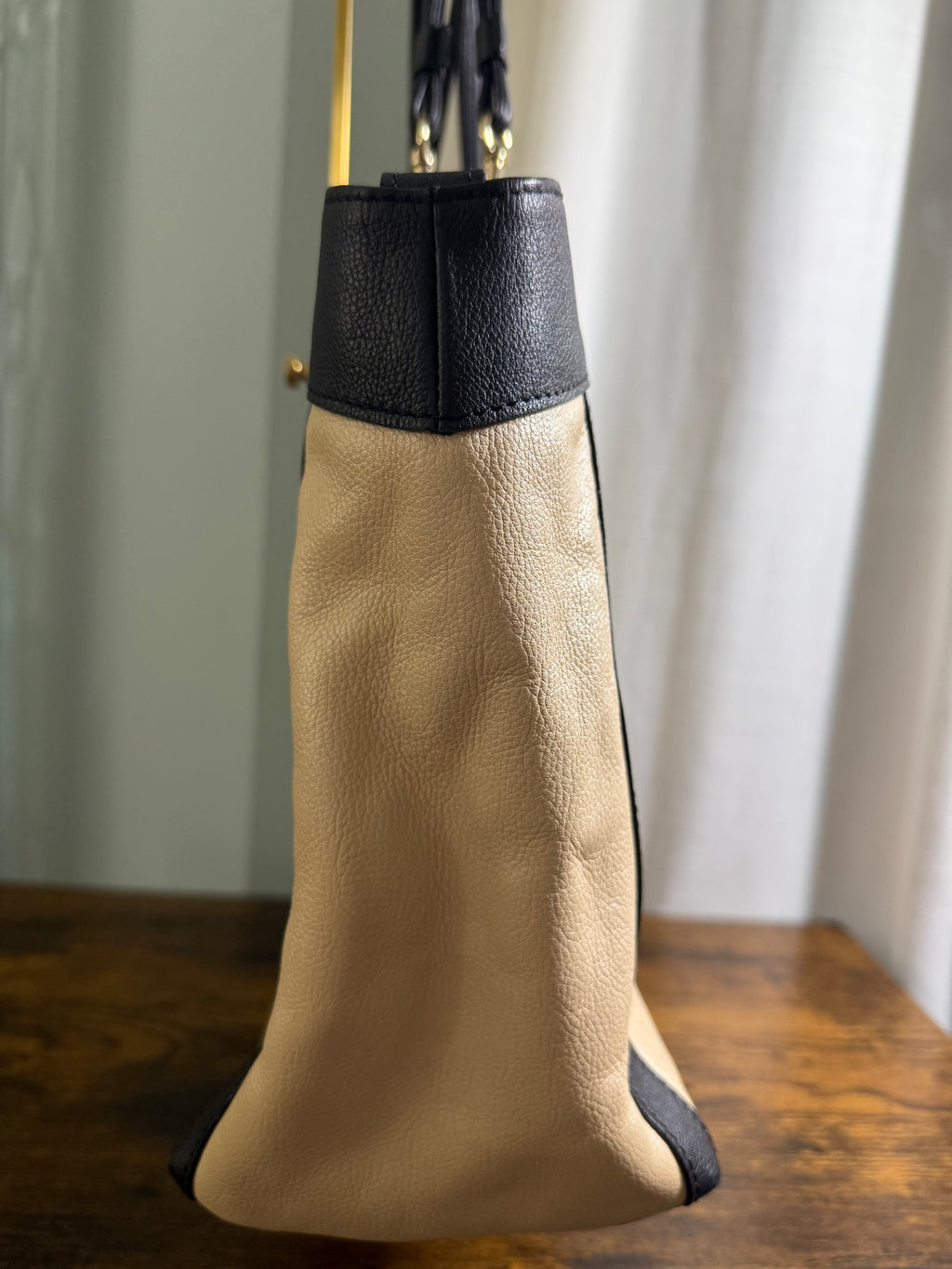 See by Chloe Two-Tone Leather Chain Tote