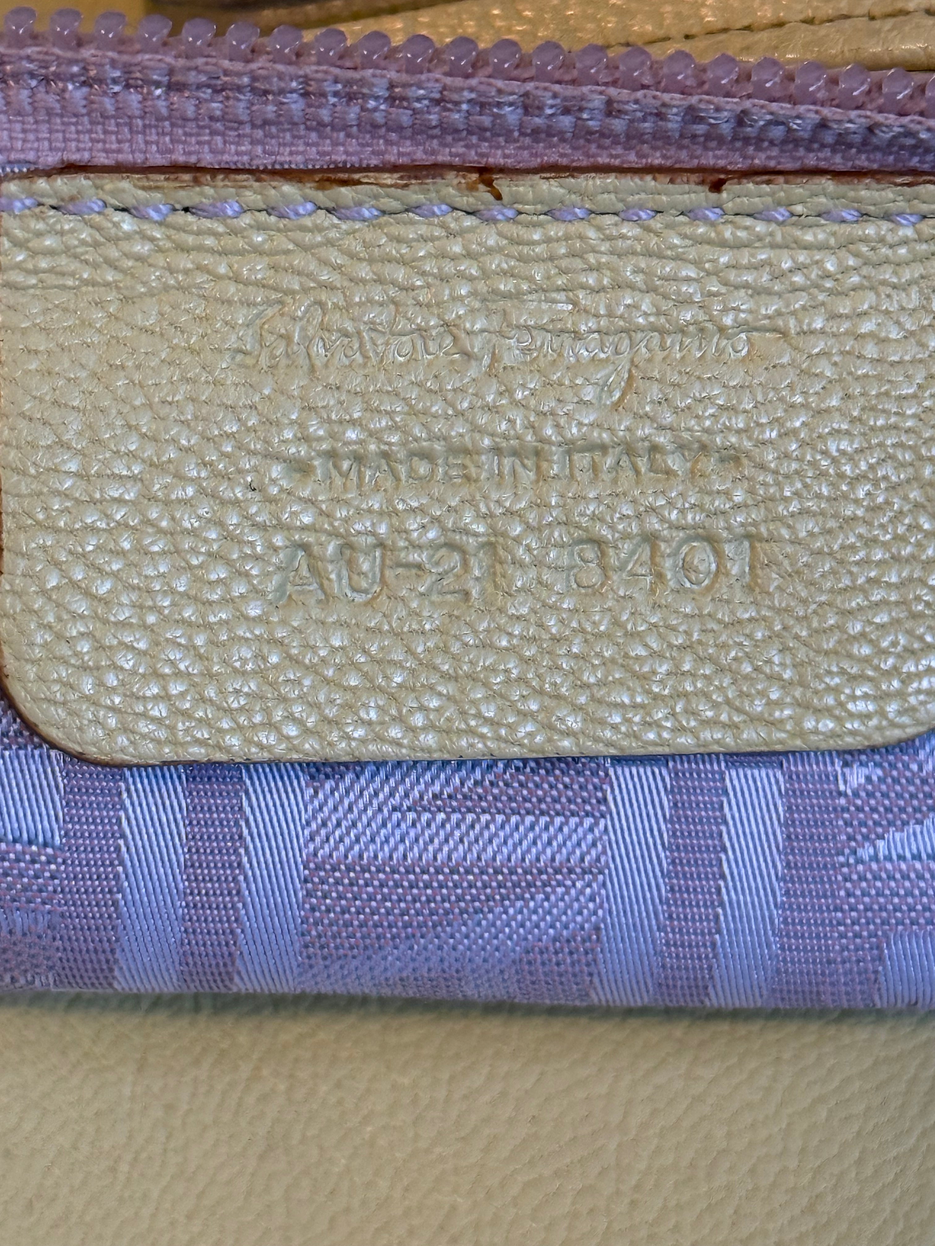 Salvatore Ferragamo Gancini Leather Shoulder Bag