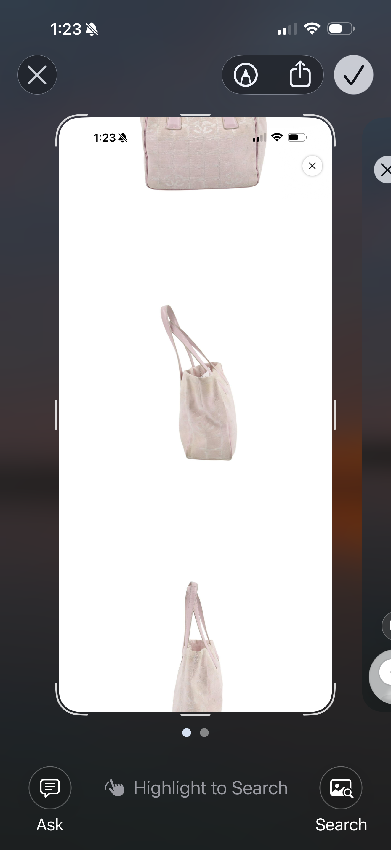 Chanel Travel Line Small Tote Bag