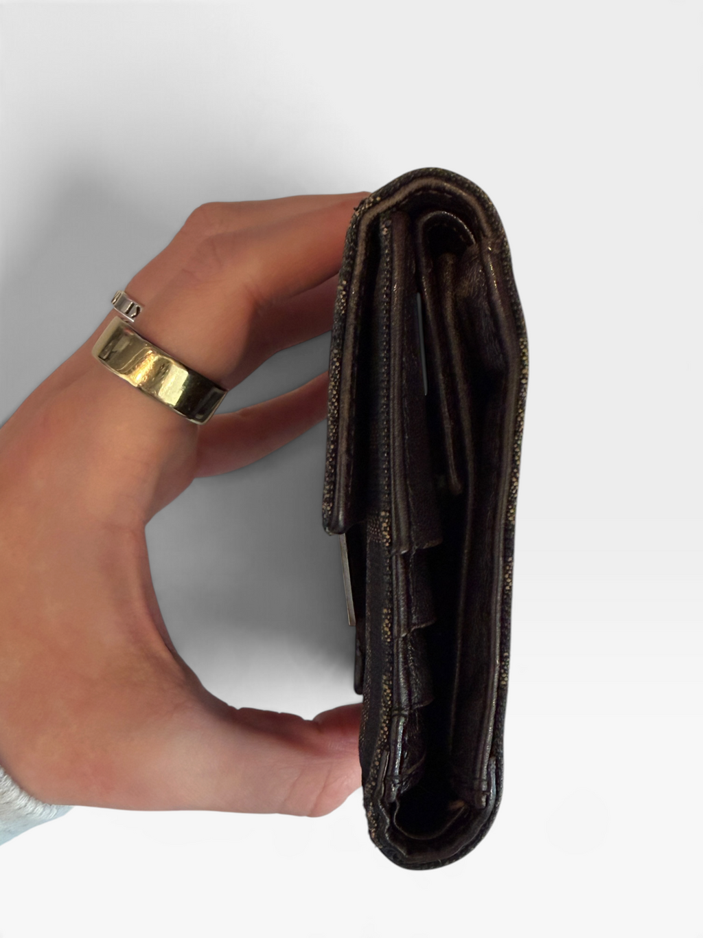Fendi Brown Zucca Wallet with Box