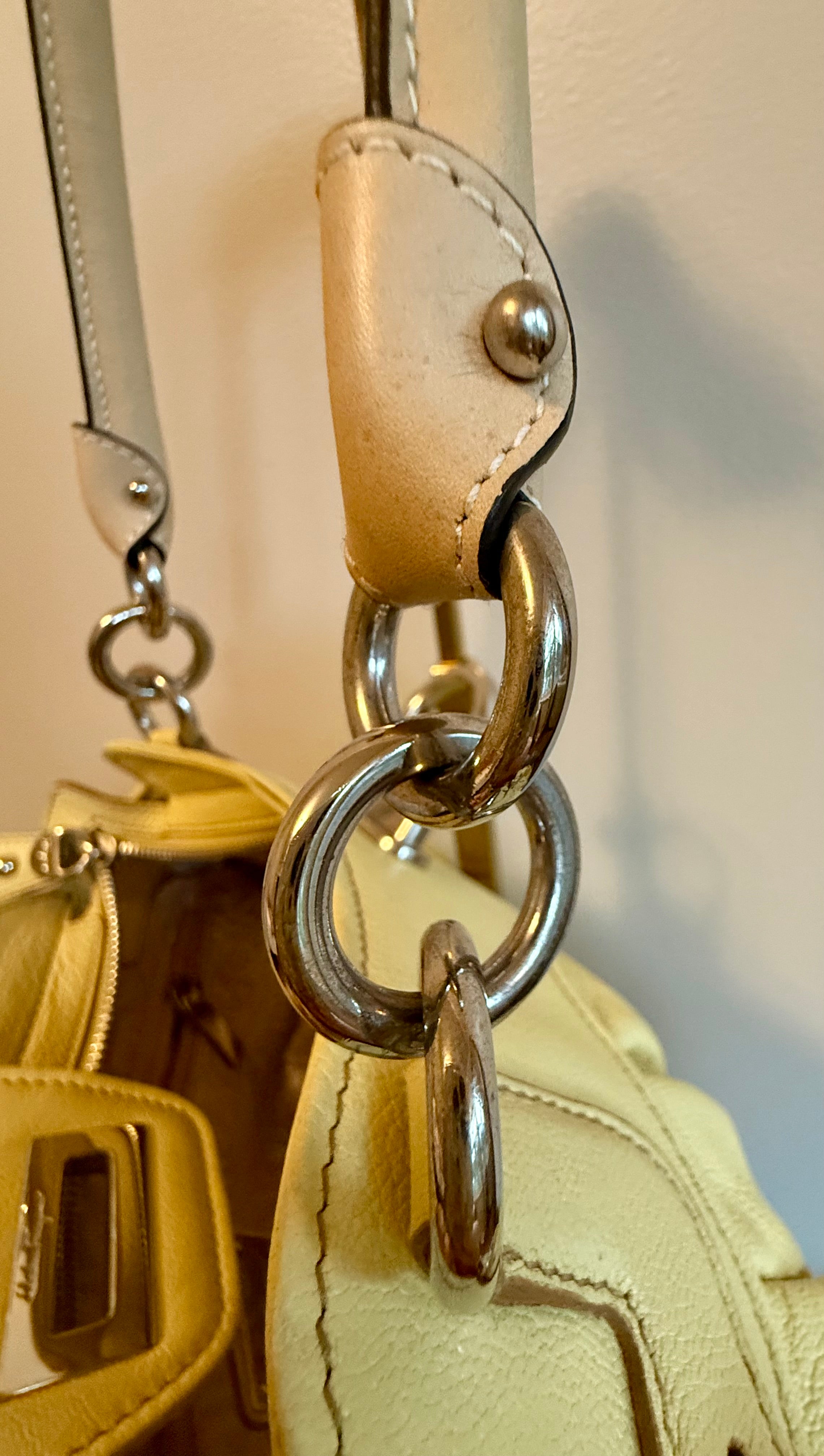Salvatore Ferragamo Gancini Leather Shoulder Bag