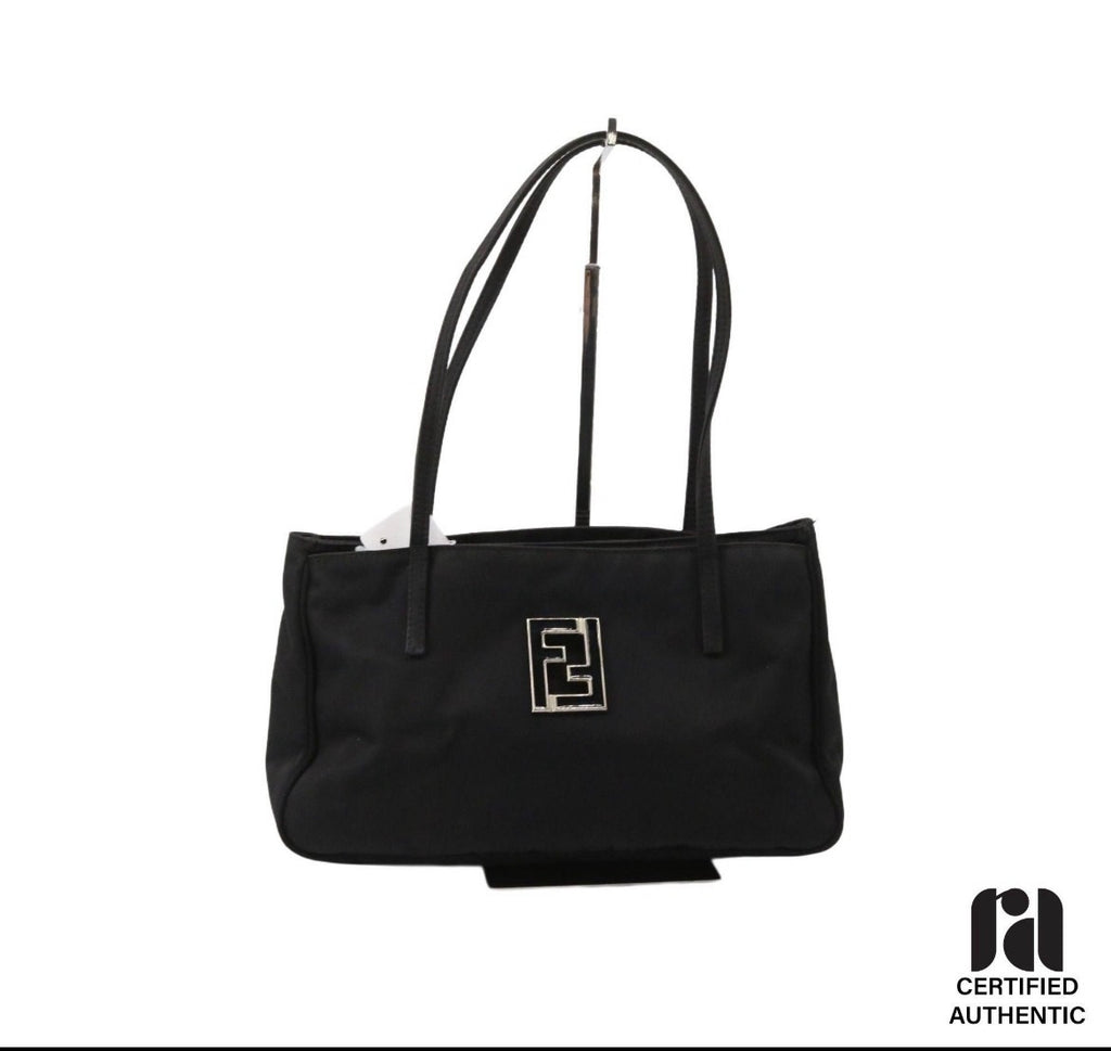 Fendi Black Nylon Shoulder Bag