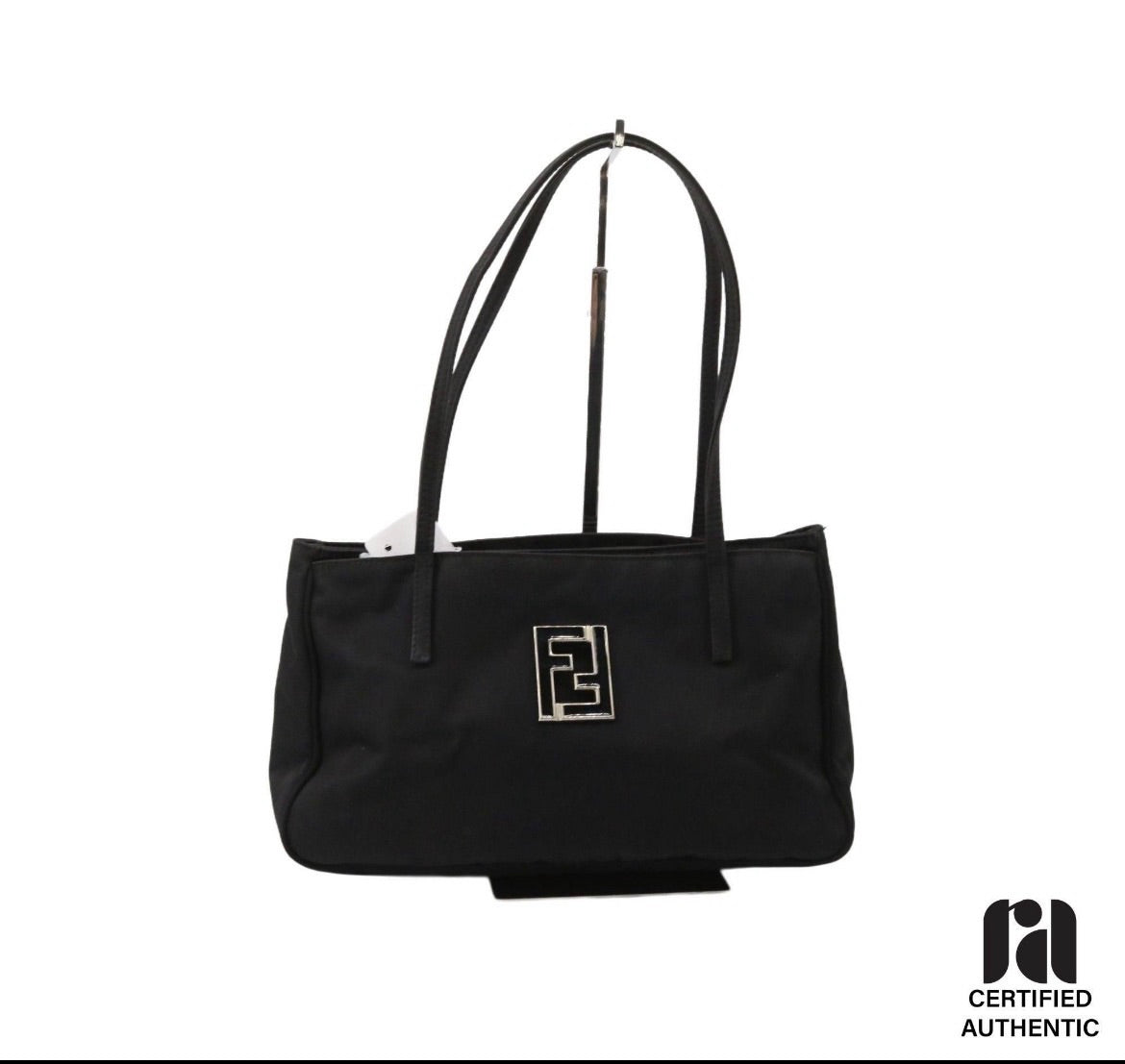 Fendi Black Nylon Shoulder Bag