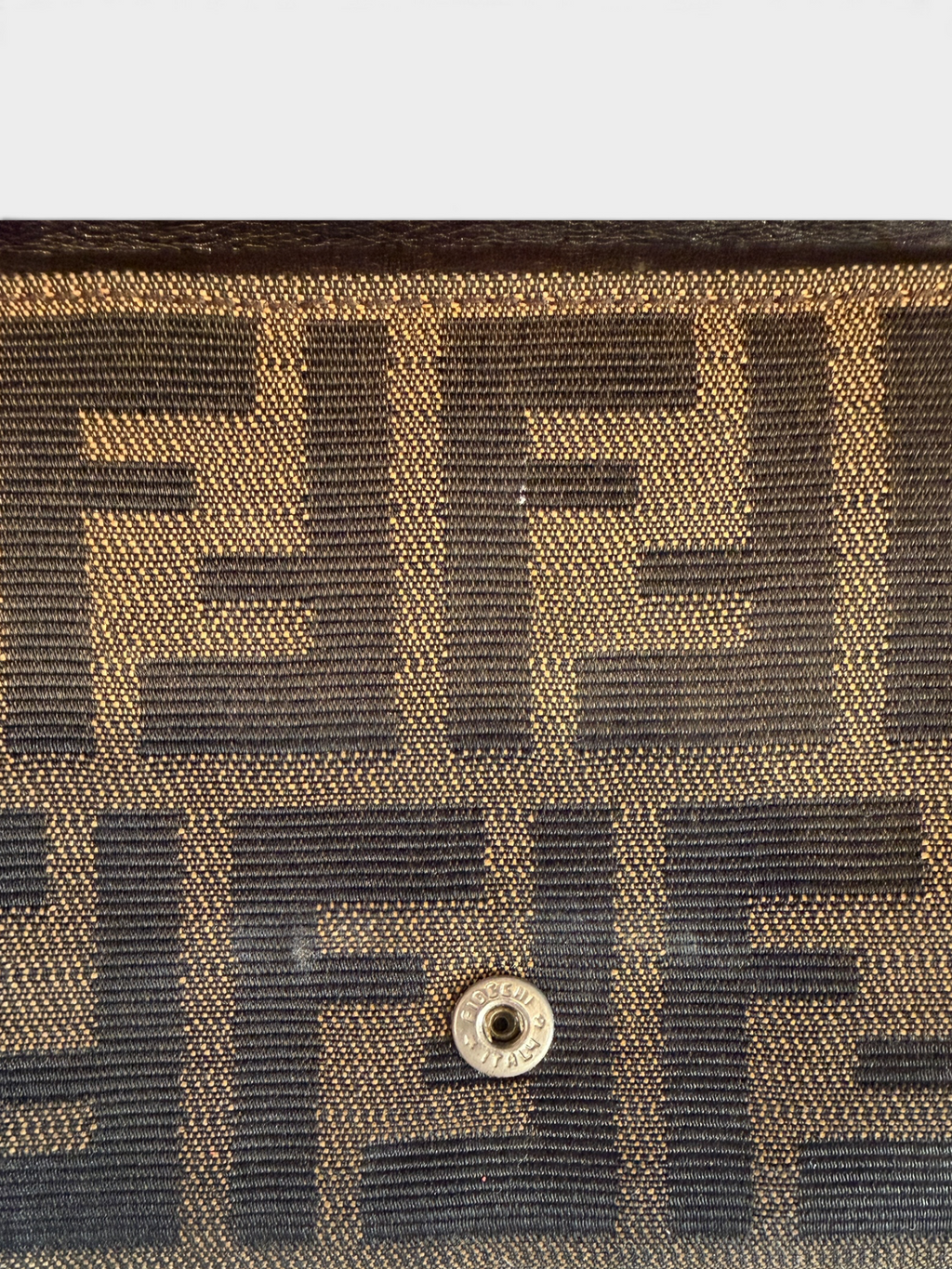Fendi Brown Zucca Wallet with Box