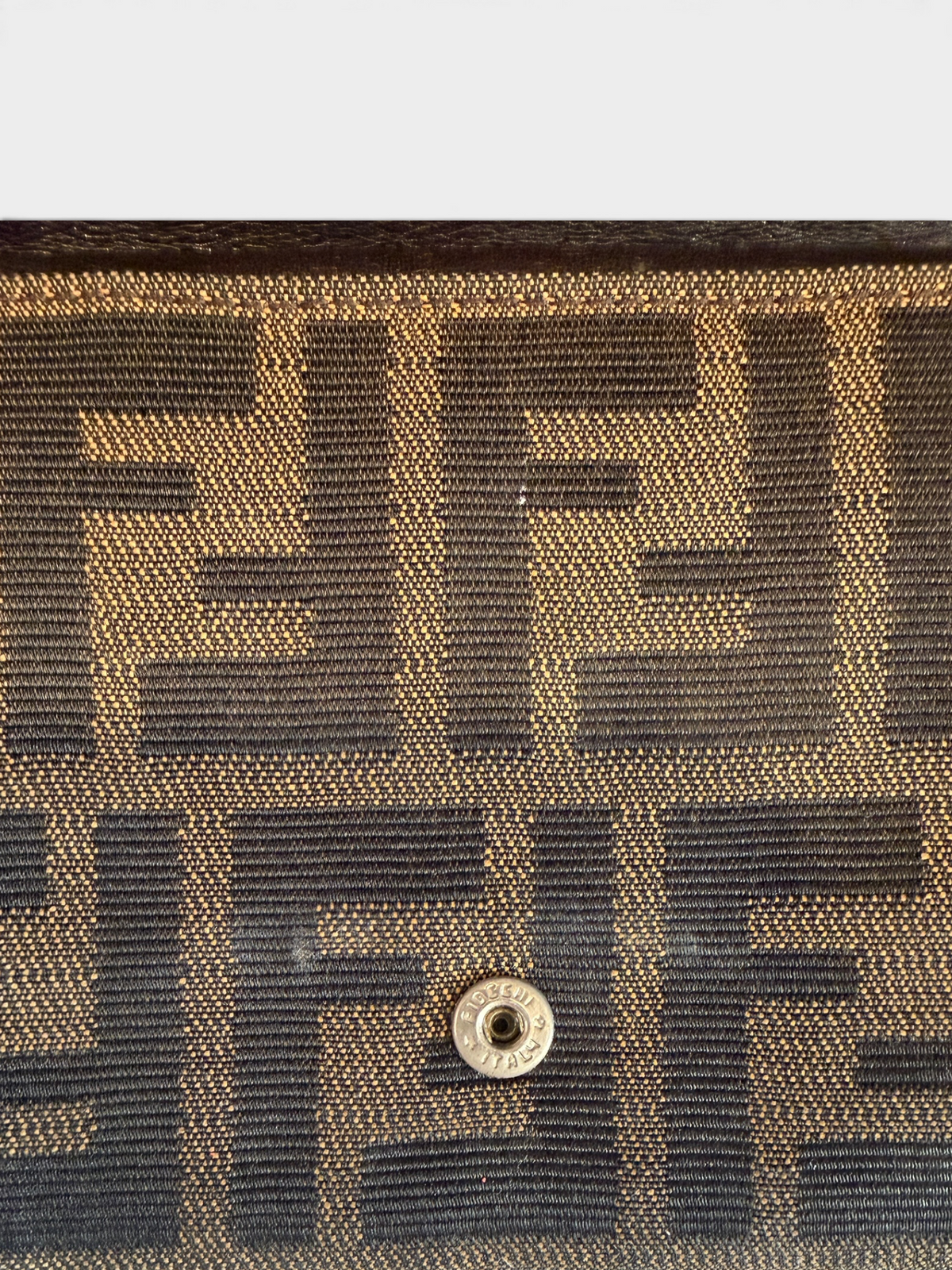 Fendi Brown Zucca Wallet with Box