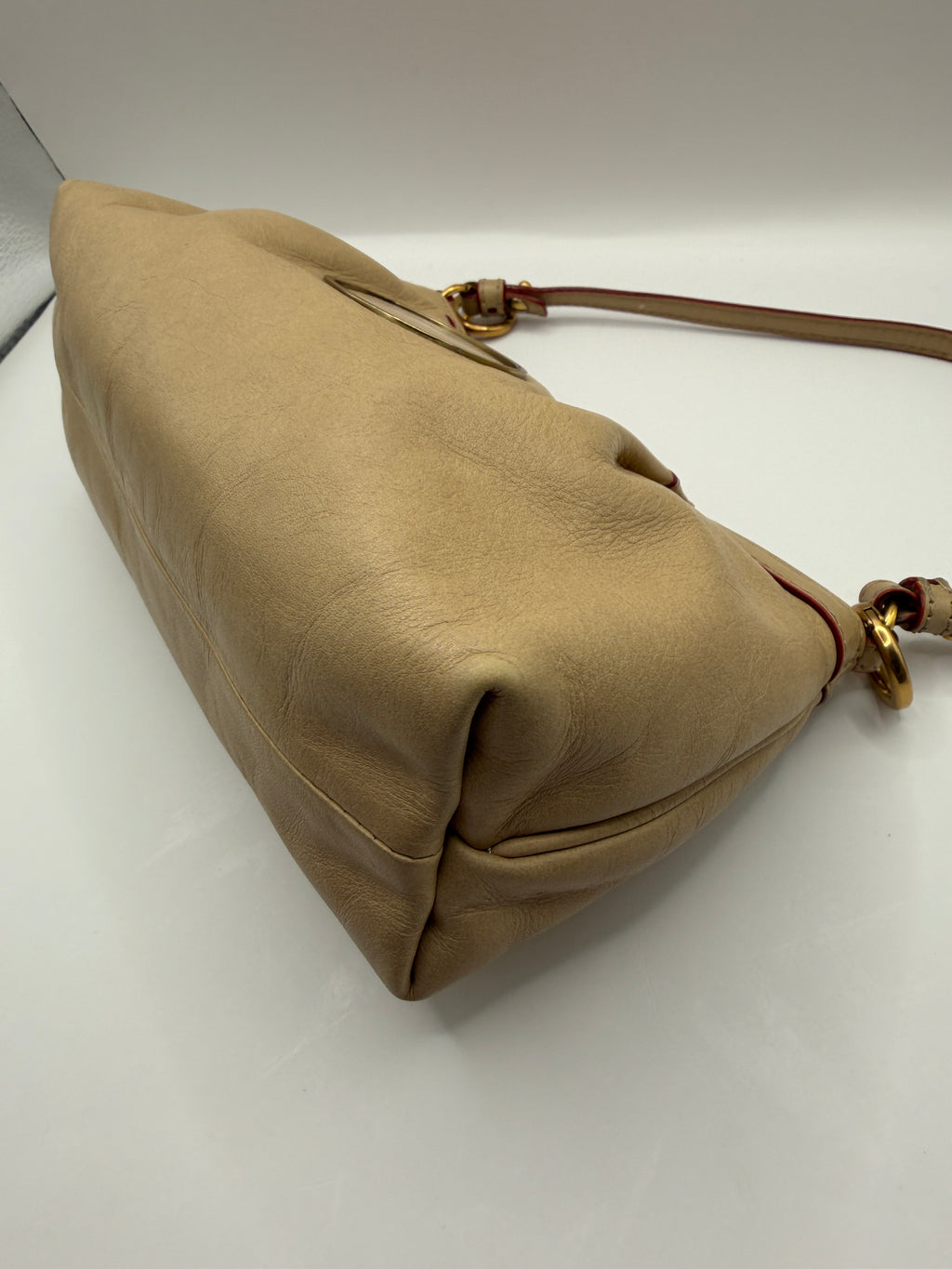 Chloé Beige Leather Shoulder Bag