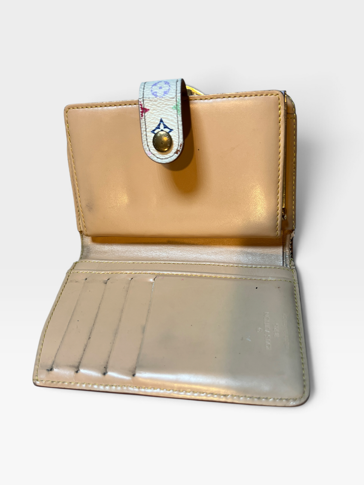 Louis Vuitton Monogram Multicolore Viennois Wallet – White