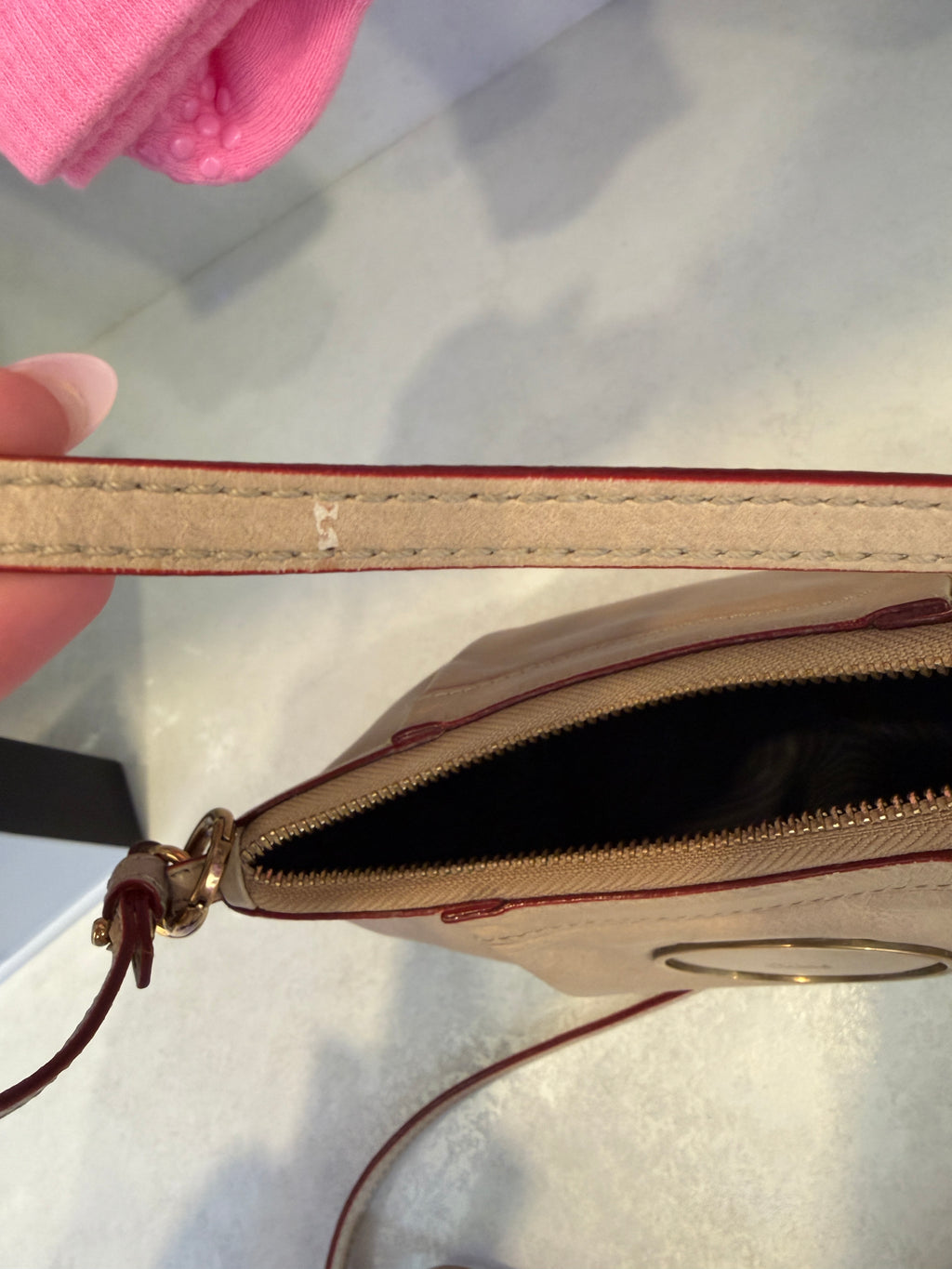 Chloé Beige Leather Shoulder Bag