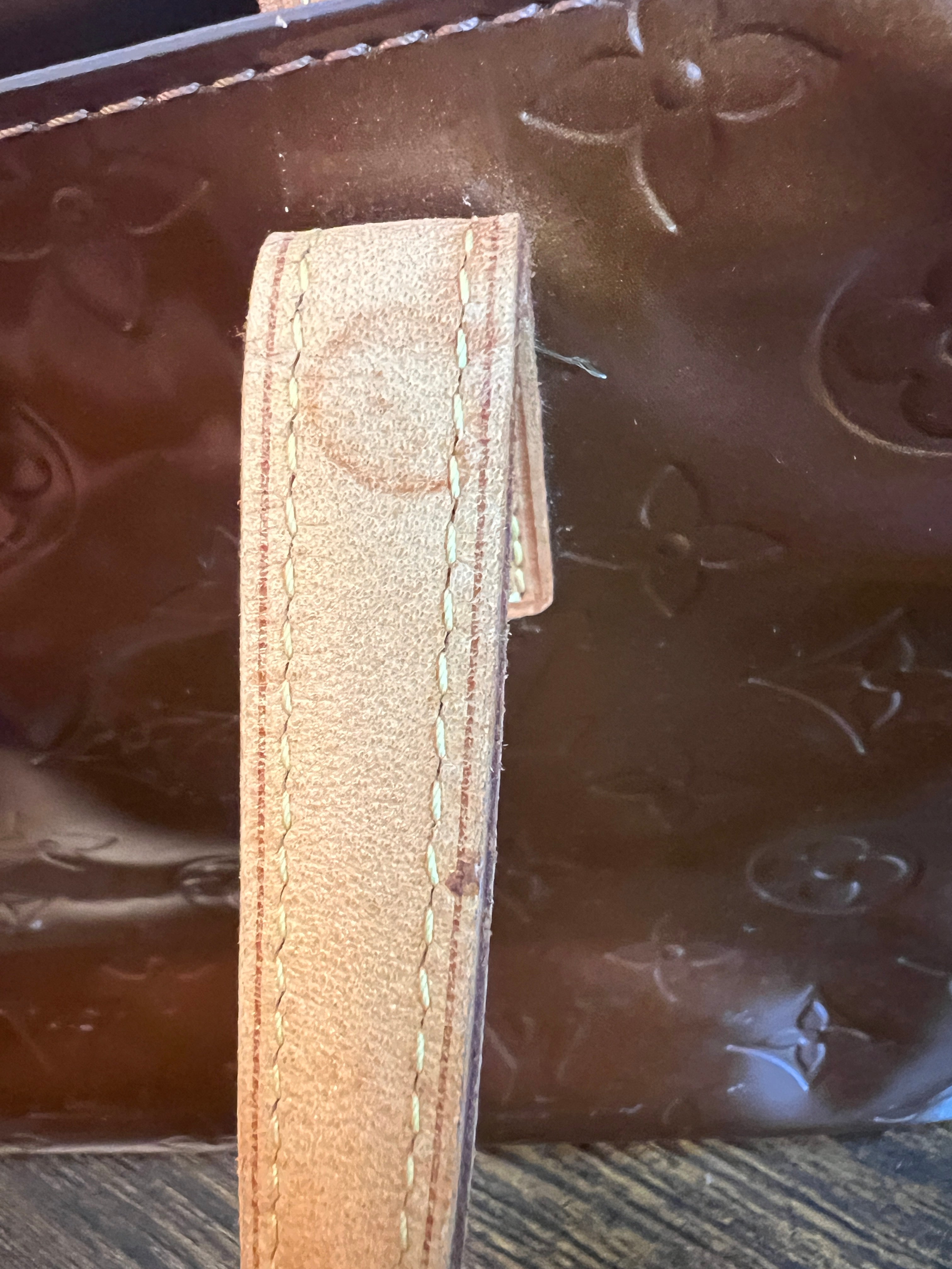 Louis Vuitton Vernis Reade PM Tote | Bronze Brown Patent Leather