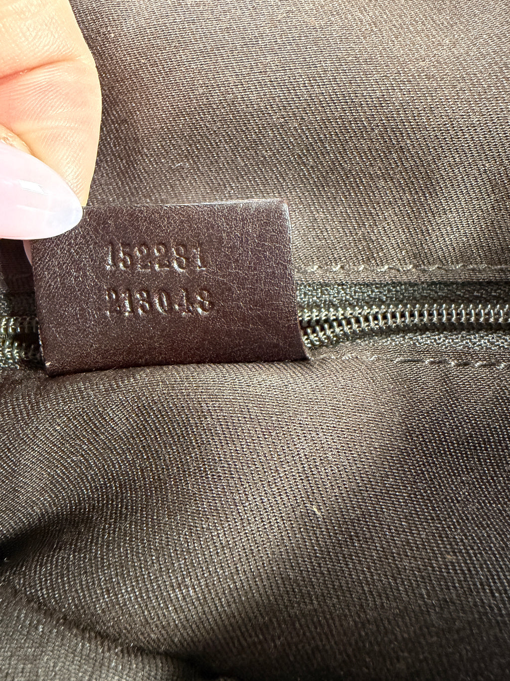 Gucci Monogram Hobo Canvas Shoulder Bag