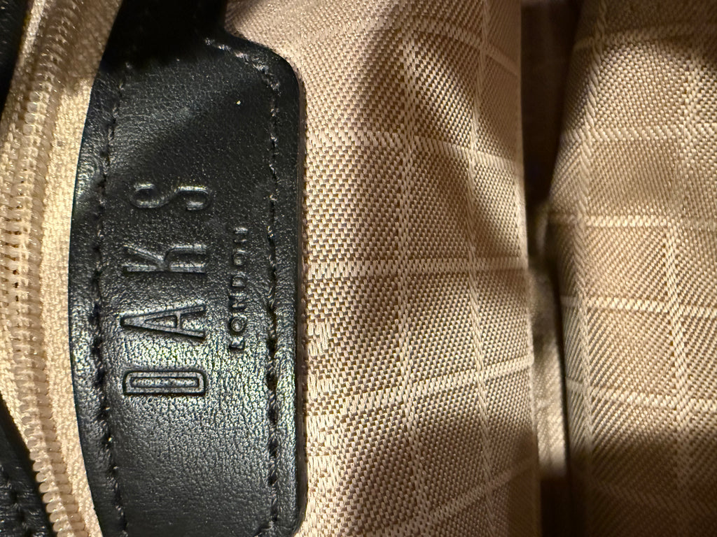 Daks Vintage House Check Shoulder Bag