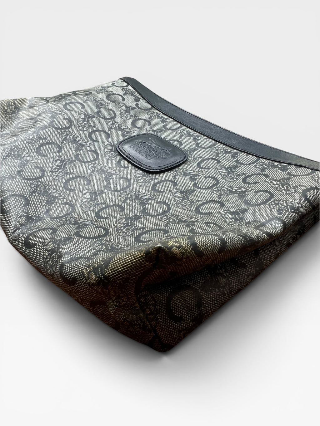Celine Macadam Canvas Horse Carriage Zip Pouch