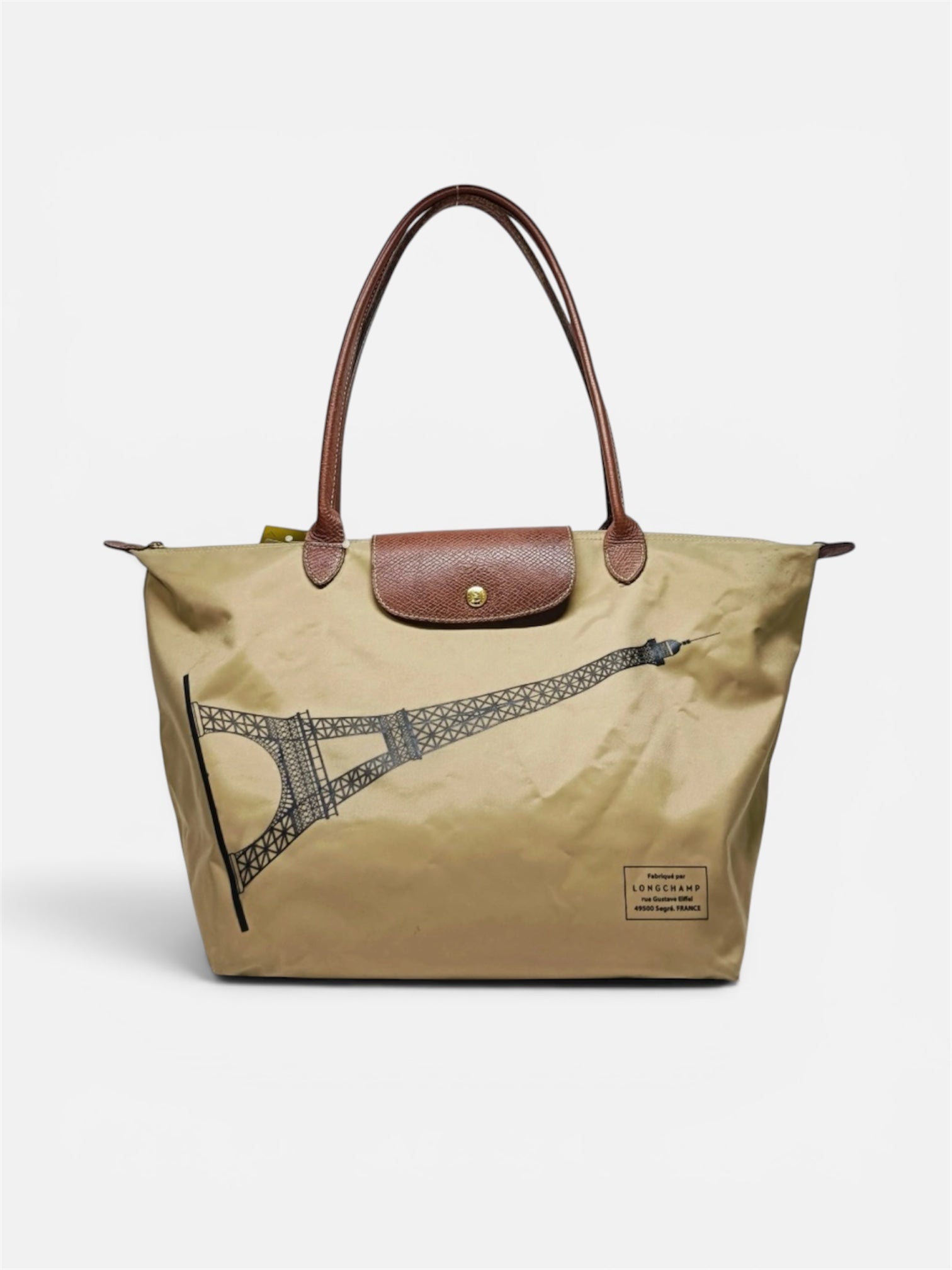 Longchamp Le Pliage Eiffel Tower Limited Edition Tote