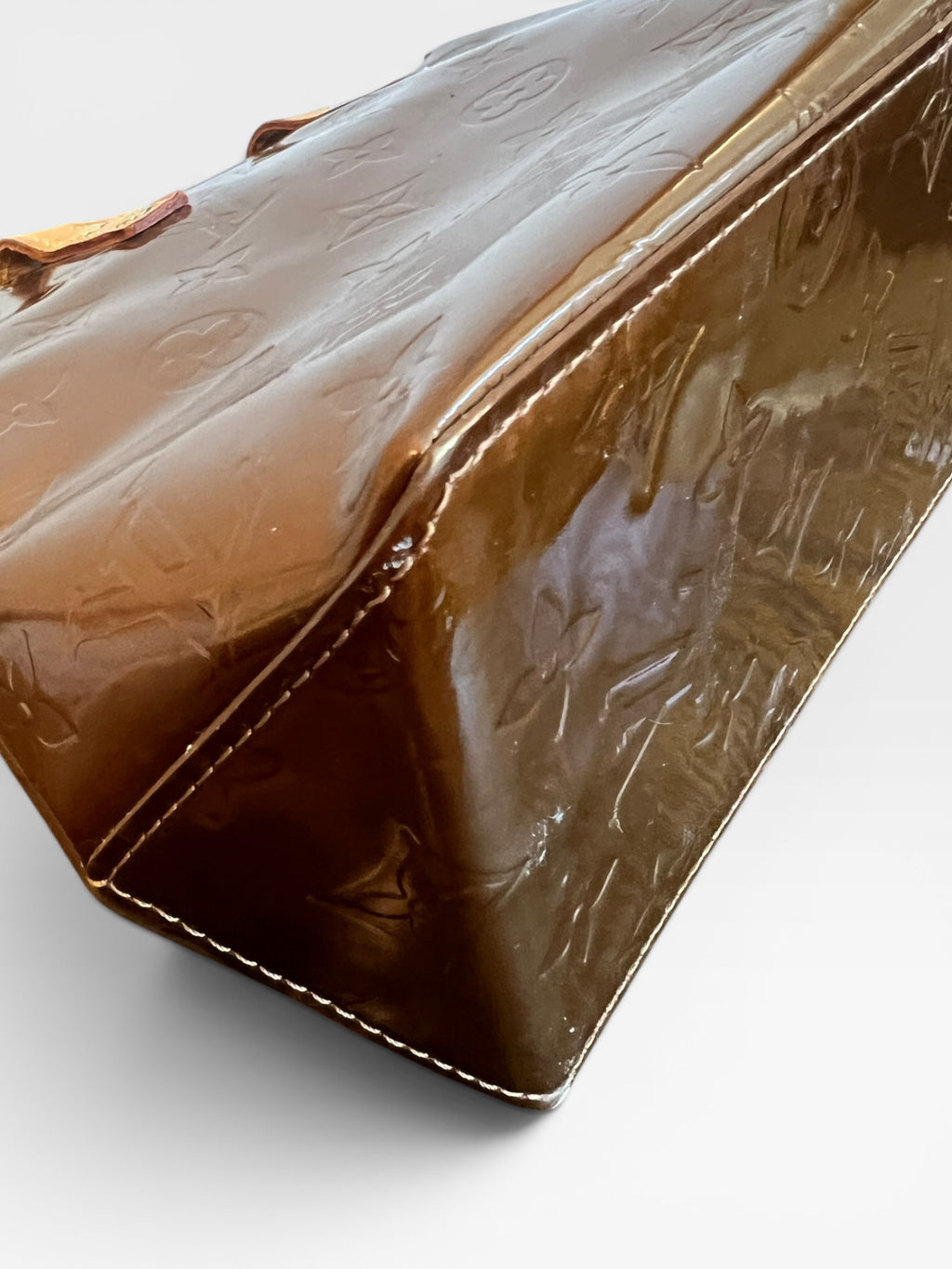 Louis Vuitton Vernis Reade PM Tote | Bronze Brown Patent Leather