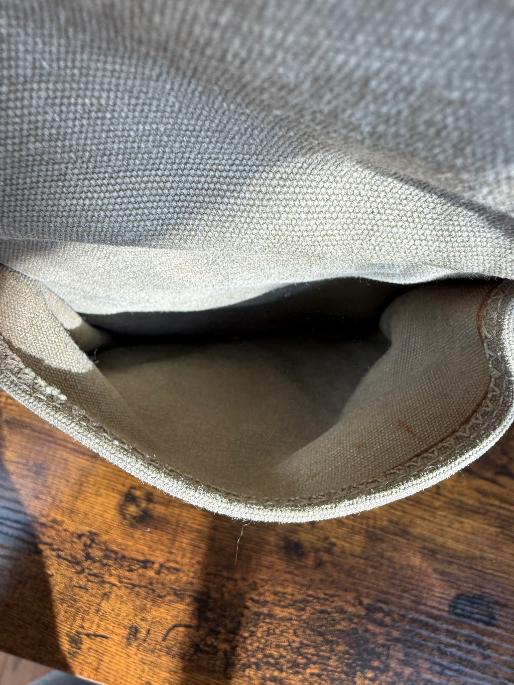 Gucci Early 2000s Canvas & Leather Utility Shoulder Bag