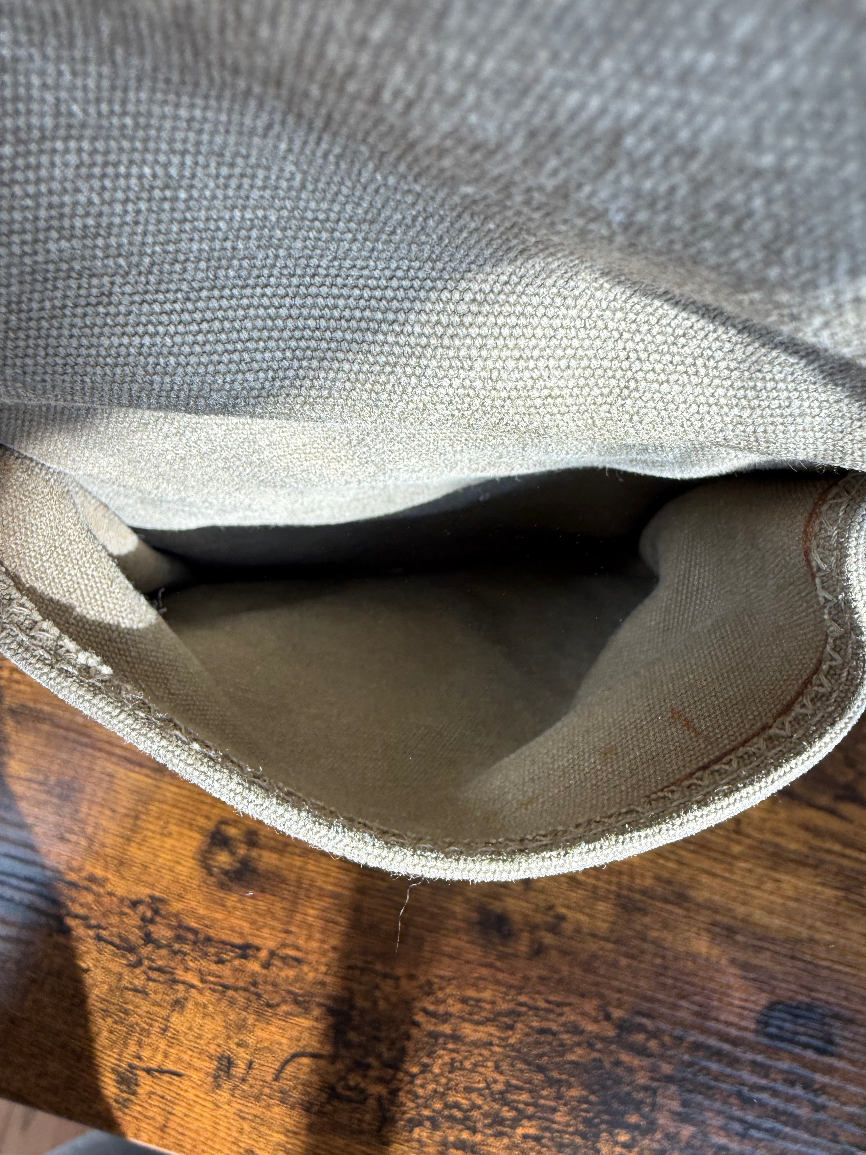 Gucci Early 2000s Canvas & Leather Utility Shoulder Bag