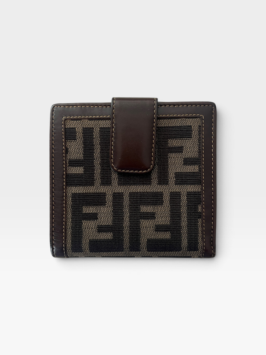 Fendi Zucca Canvas Bifold Wallet
