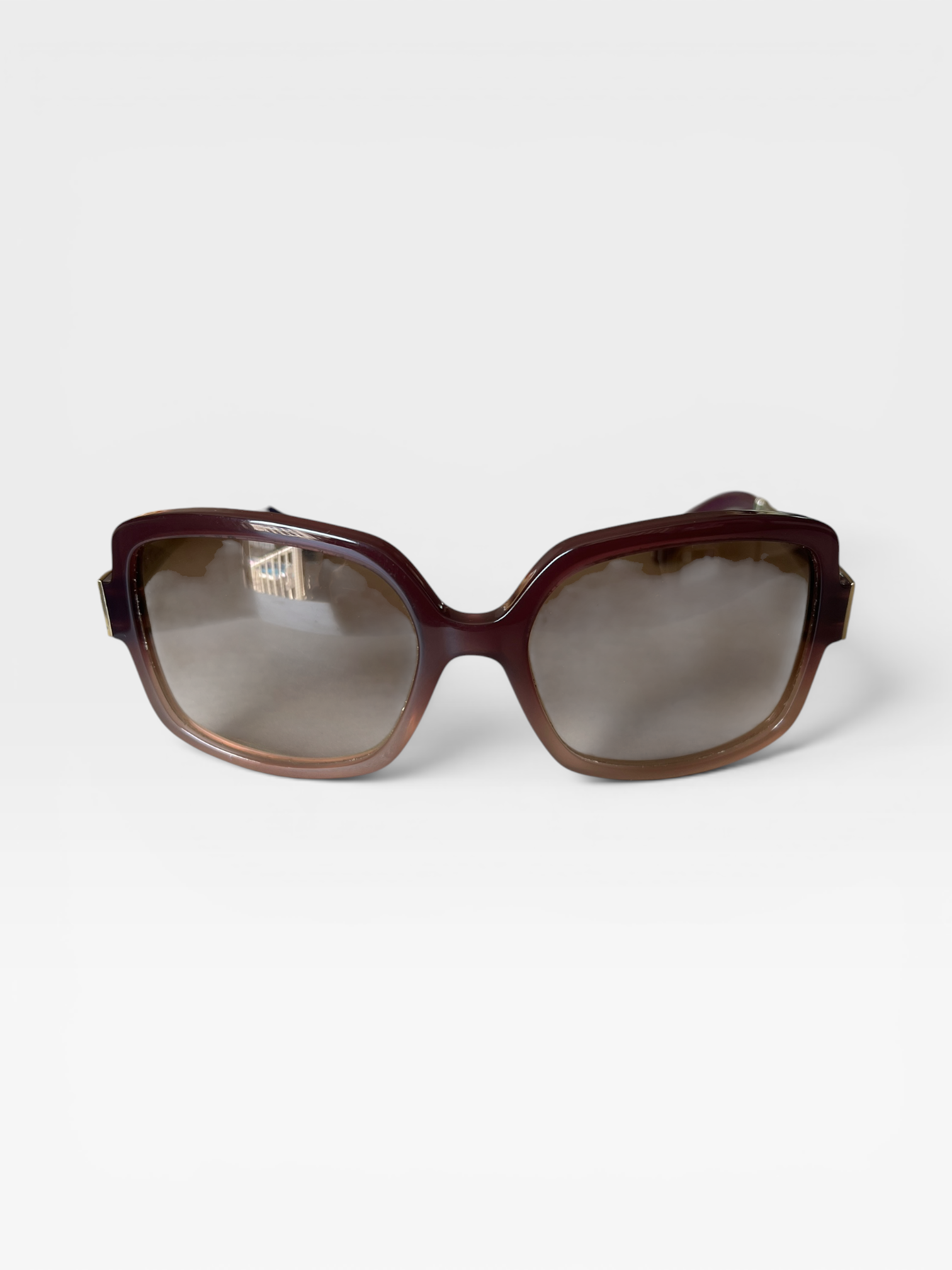 Christian Dior DiorSoReal Gradient Oversized Sunglasses – Plum Brown