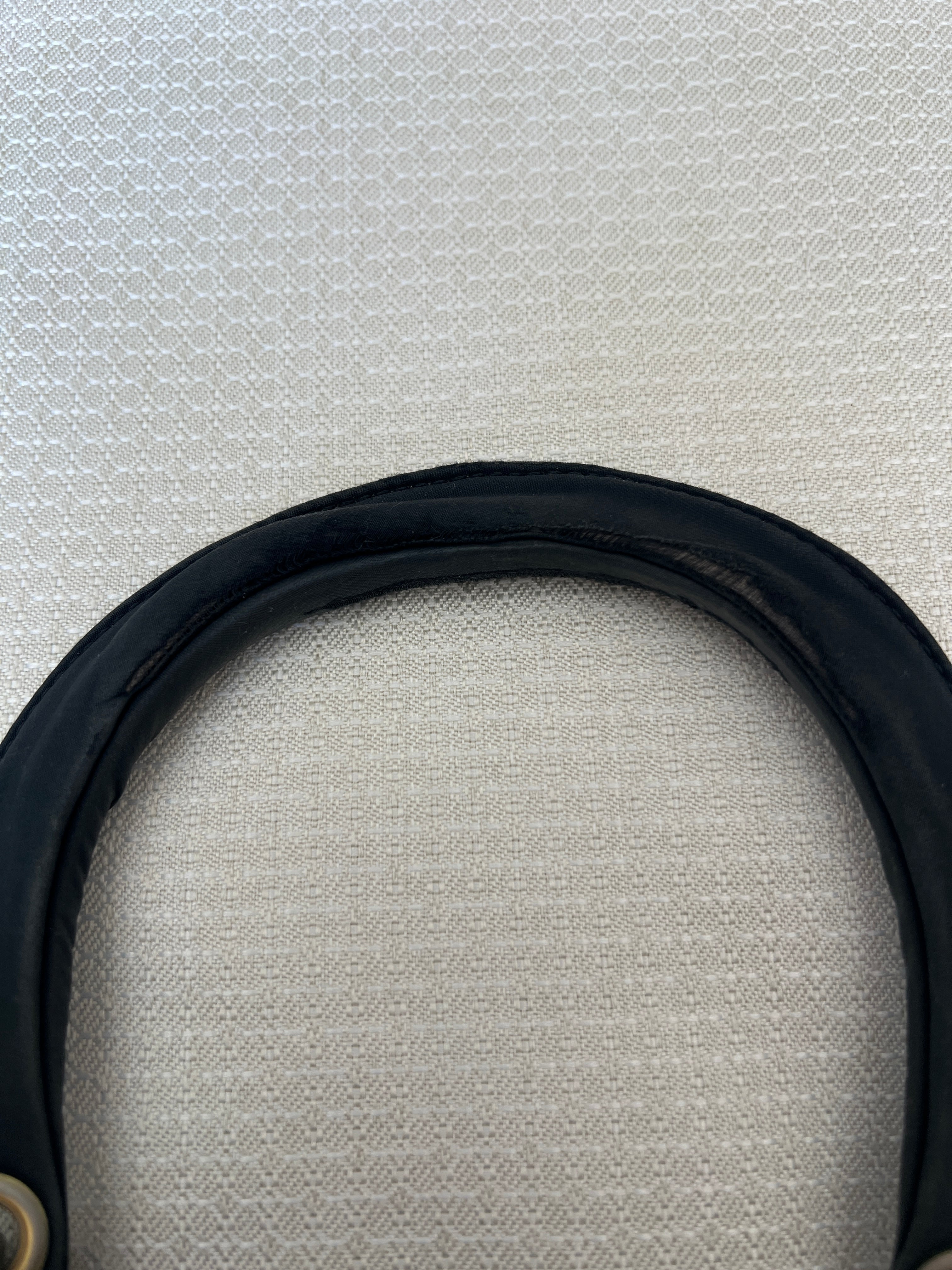 Christian Dior Canage Hand Bag Nylon Black