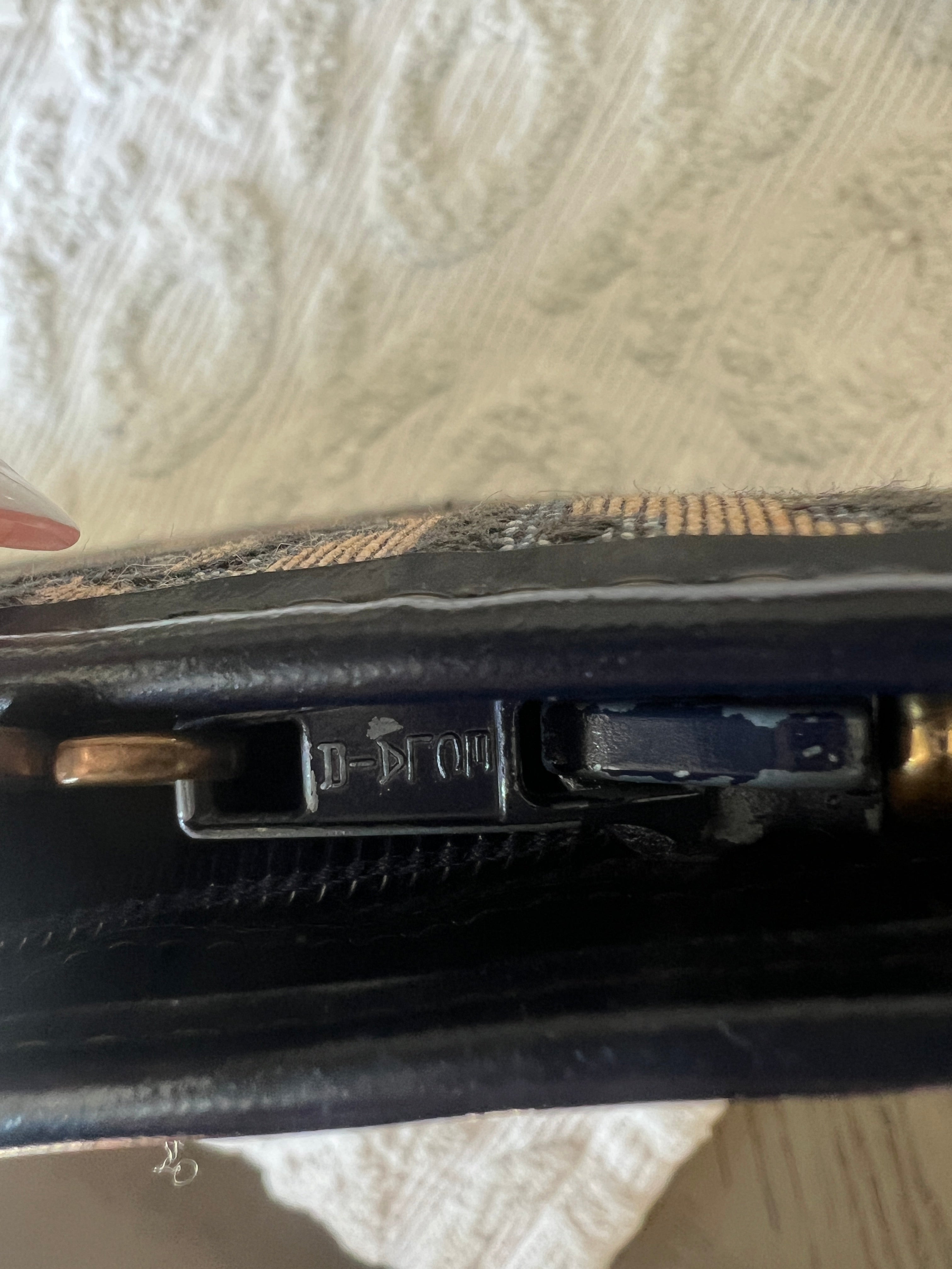 Christian Dior Trotter Canvas Shoulder Bag