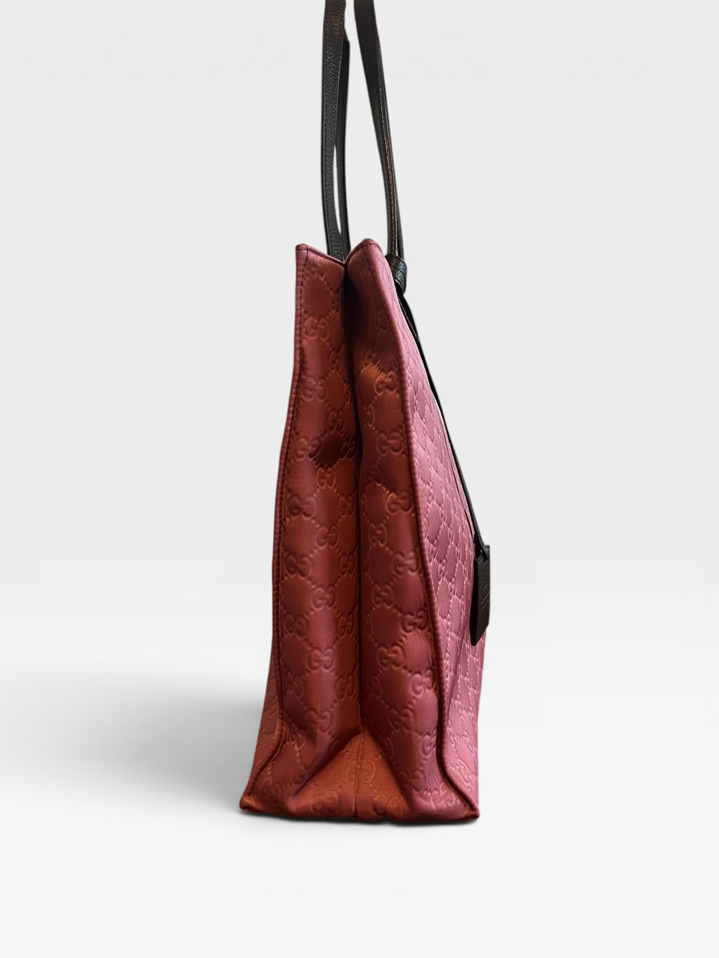Gucci Pink Guccissima GG Monogram Shopper Tote