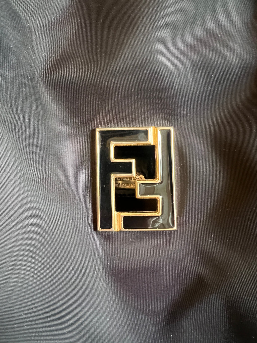 Fendi Black Nylon Tote