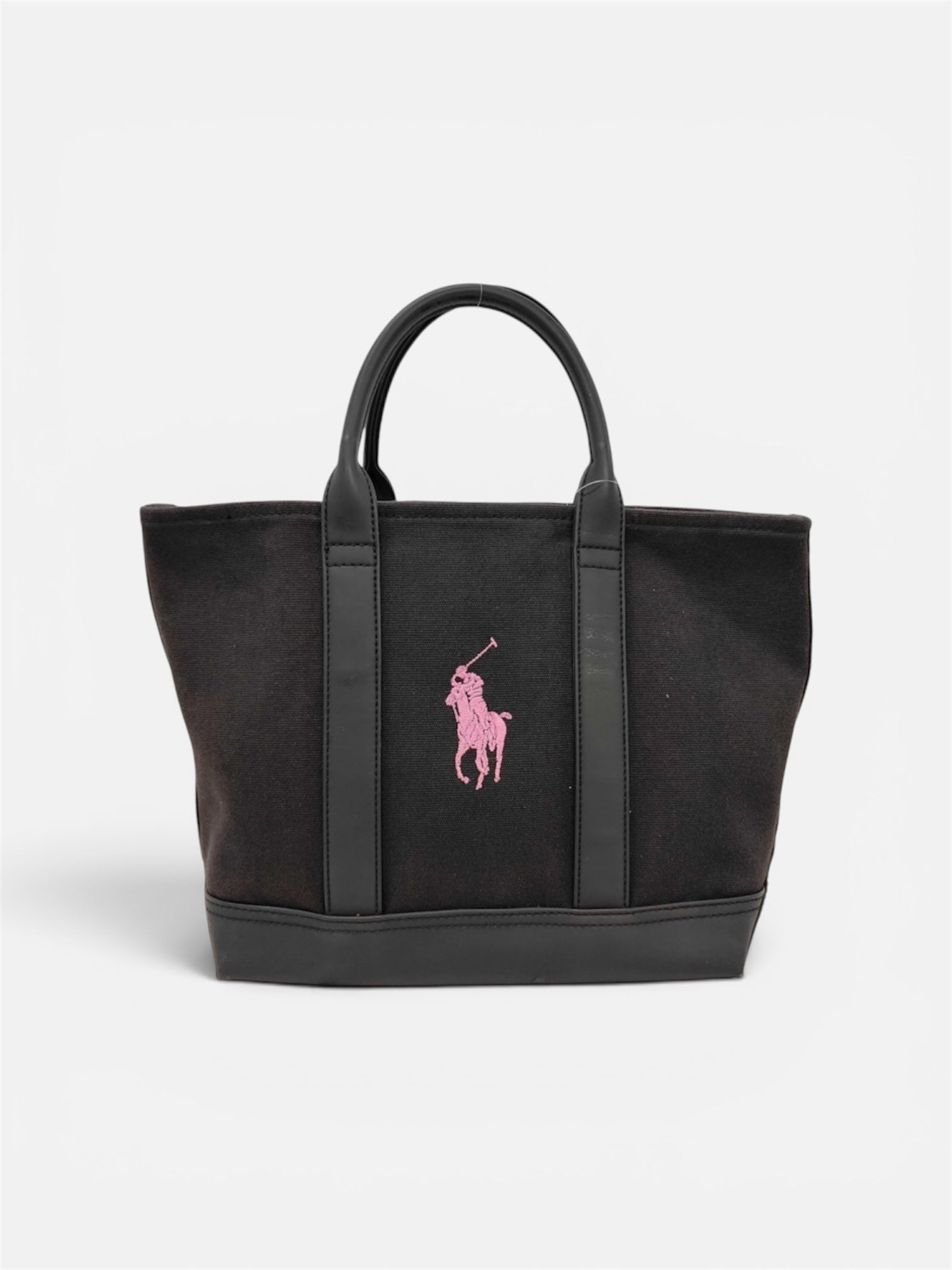 Ralph Lauren Pink Pony Canvas Tote