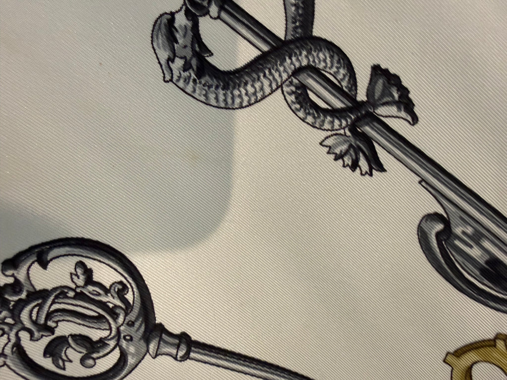 Hermès "Les Clés" Silk Scarf