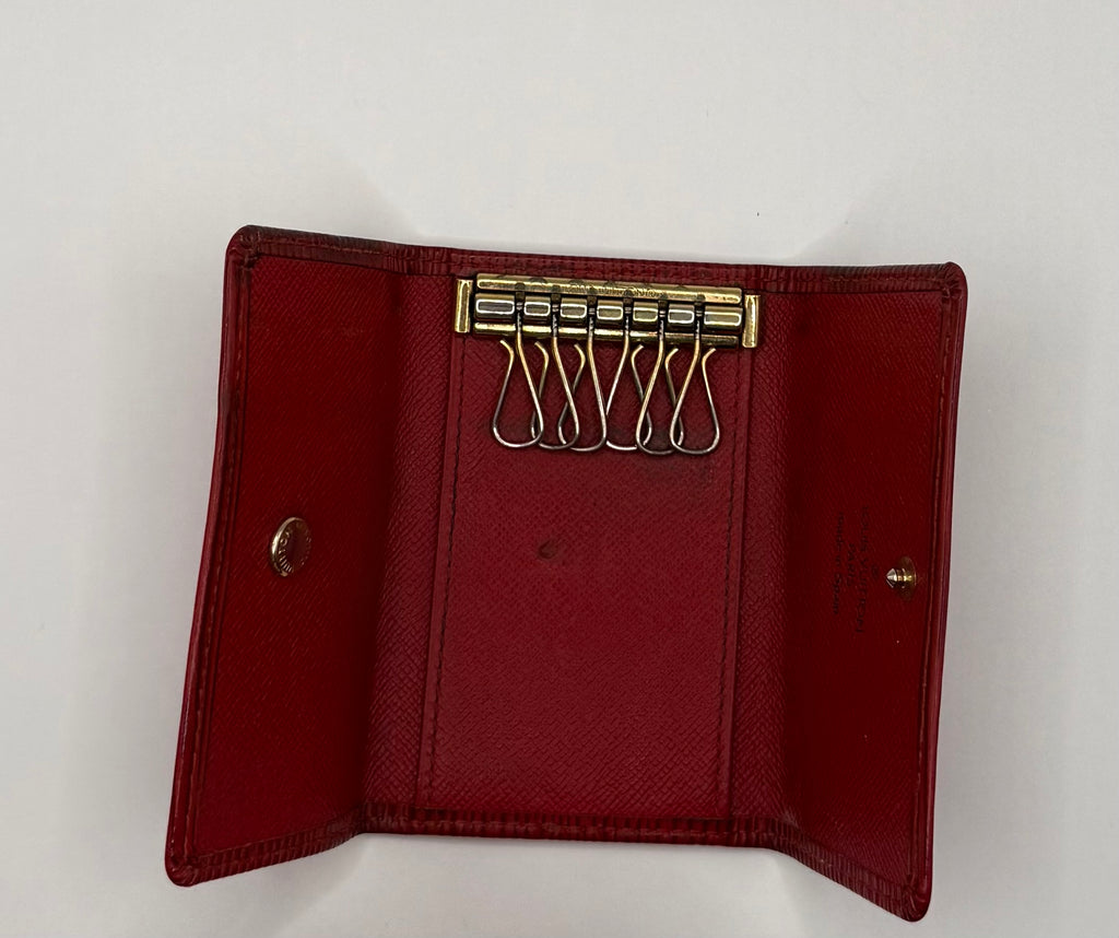 Louis Vuitton 6 Key Holder in Epi Leather — Castillan Red