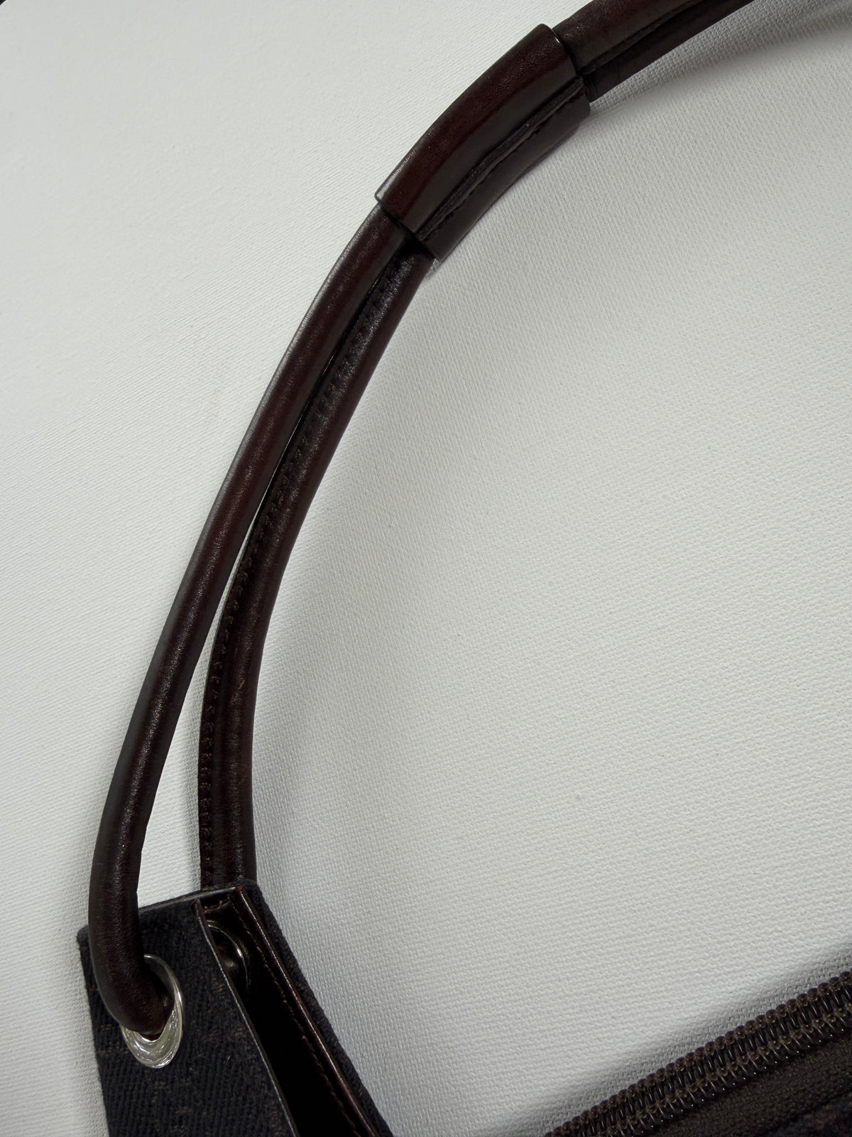 Gucci Monogram Hobo Canvas Shoulder Bag