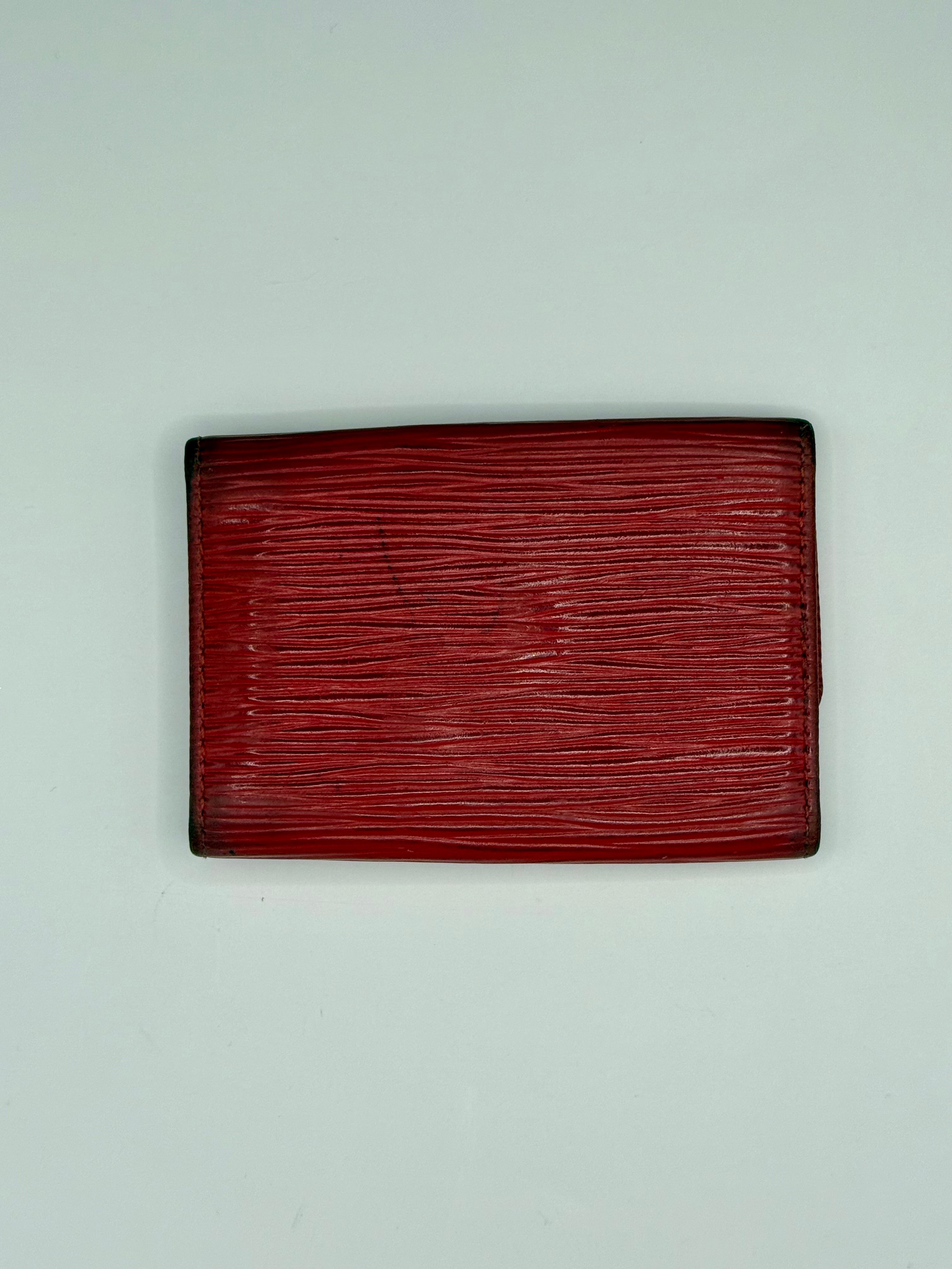 Louis Vuitton 6 Key Holder in Epi Leather — Castillan Red